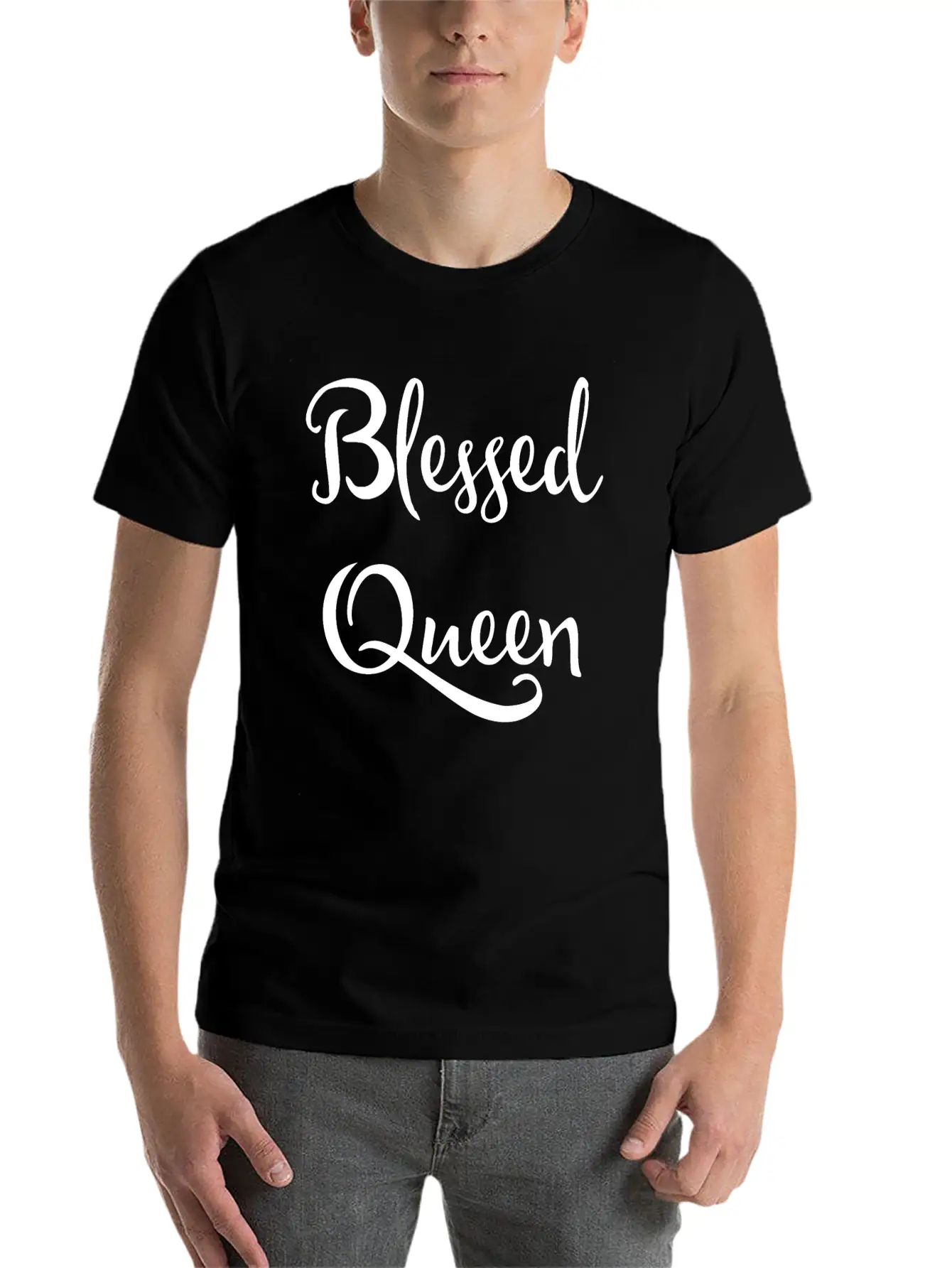 Blessed Queen Timeless Short Sleeve Tee – Comfy And Minimalist Design