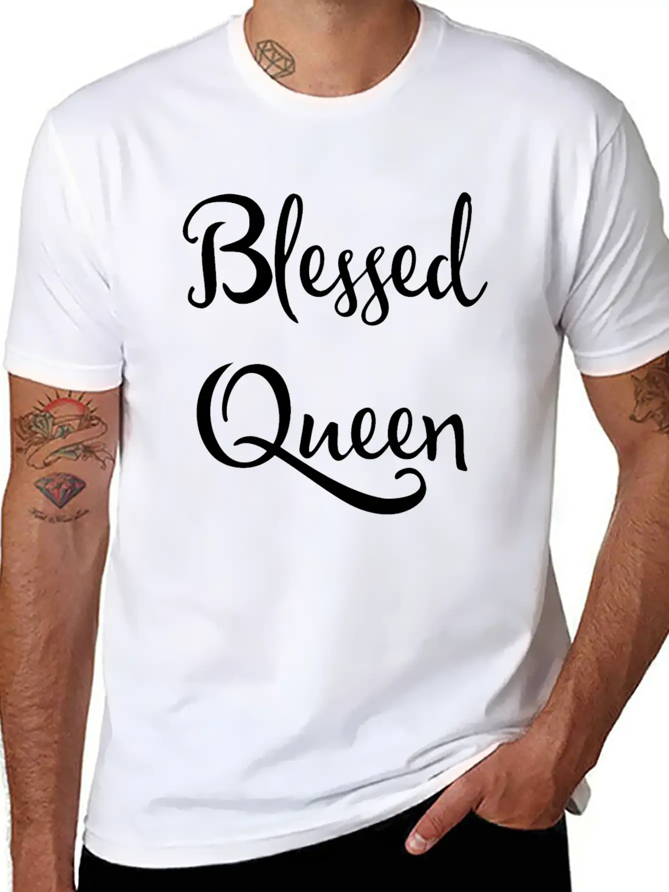 Blessed Queen Timeless Short Sleeve Tee – Comfy And Minimalist Design
