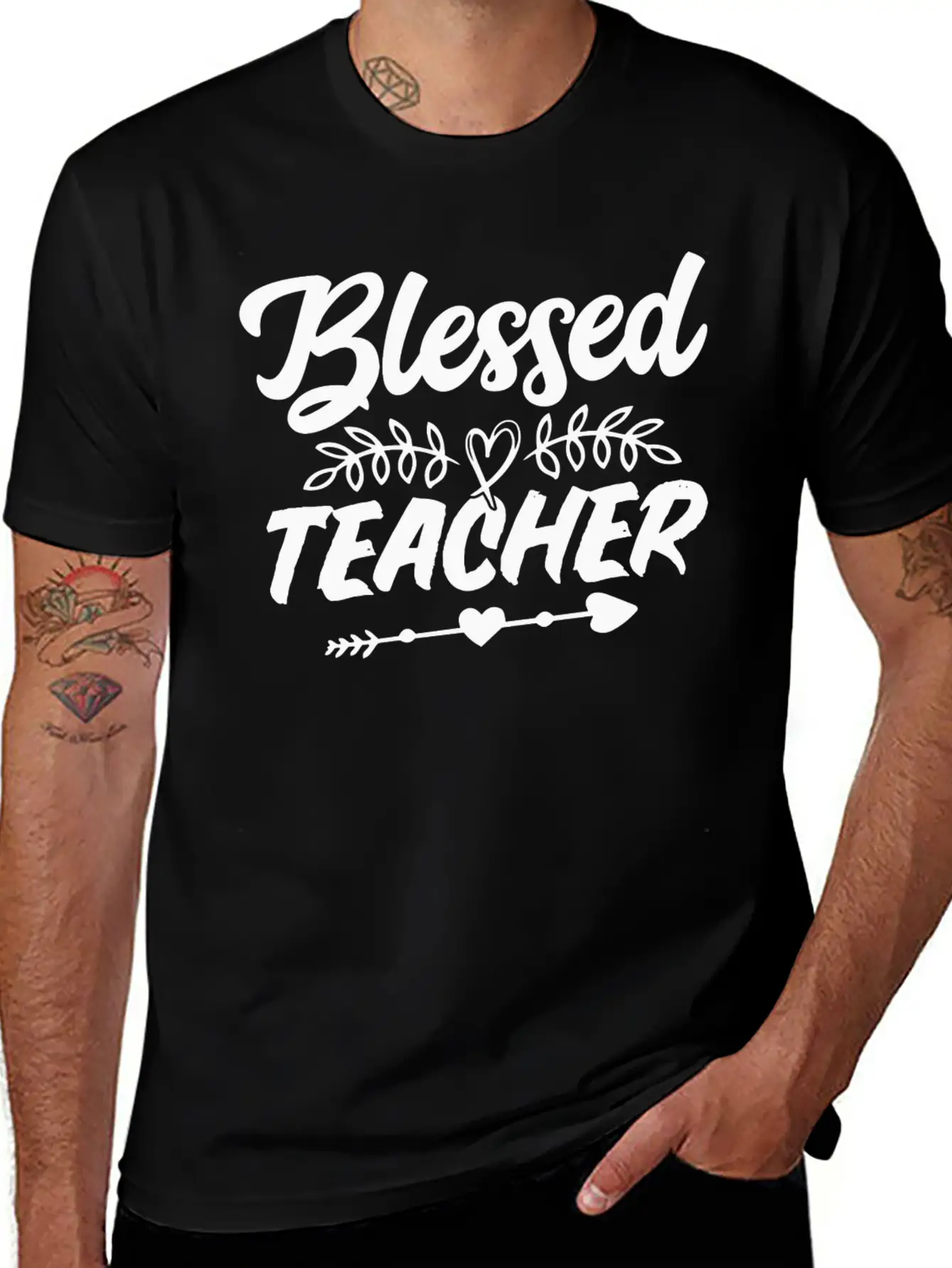 Blessed Teacher Timeless Short Sleeve Tee – Comfy And Minimalist Design
