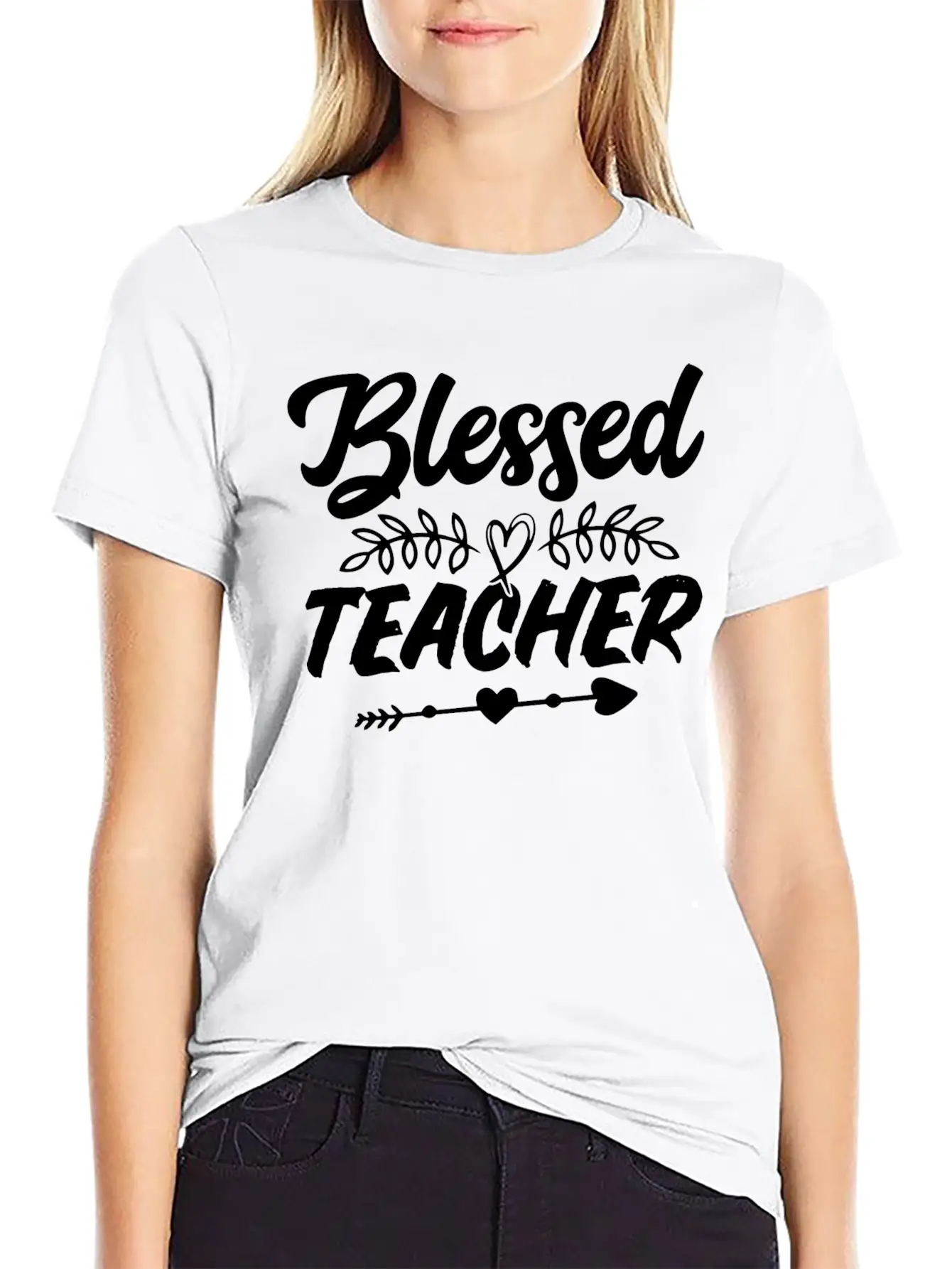 Blessed Teacher Timeless Short Sleeve Tee – Comfy And Minimalist Design