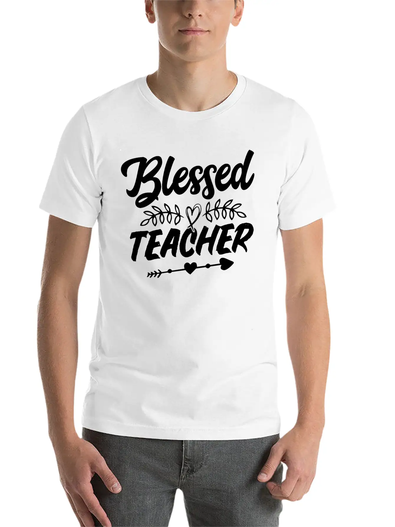 Blessed Teacher Timeless Short Sleeve Tee – Comfy And Minimalist Design
