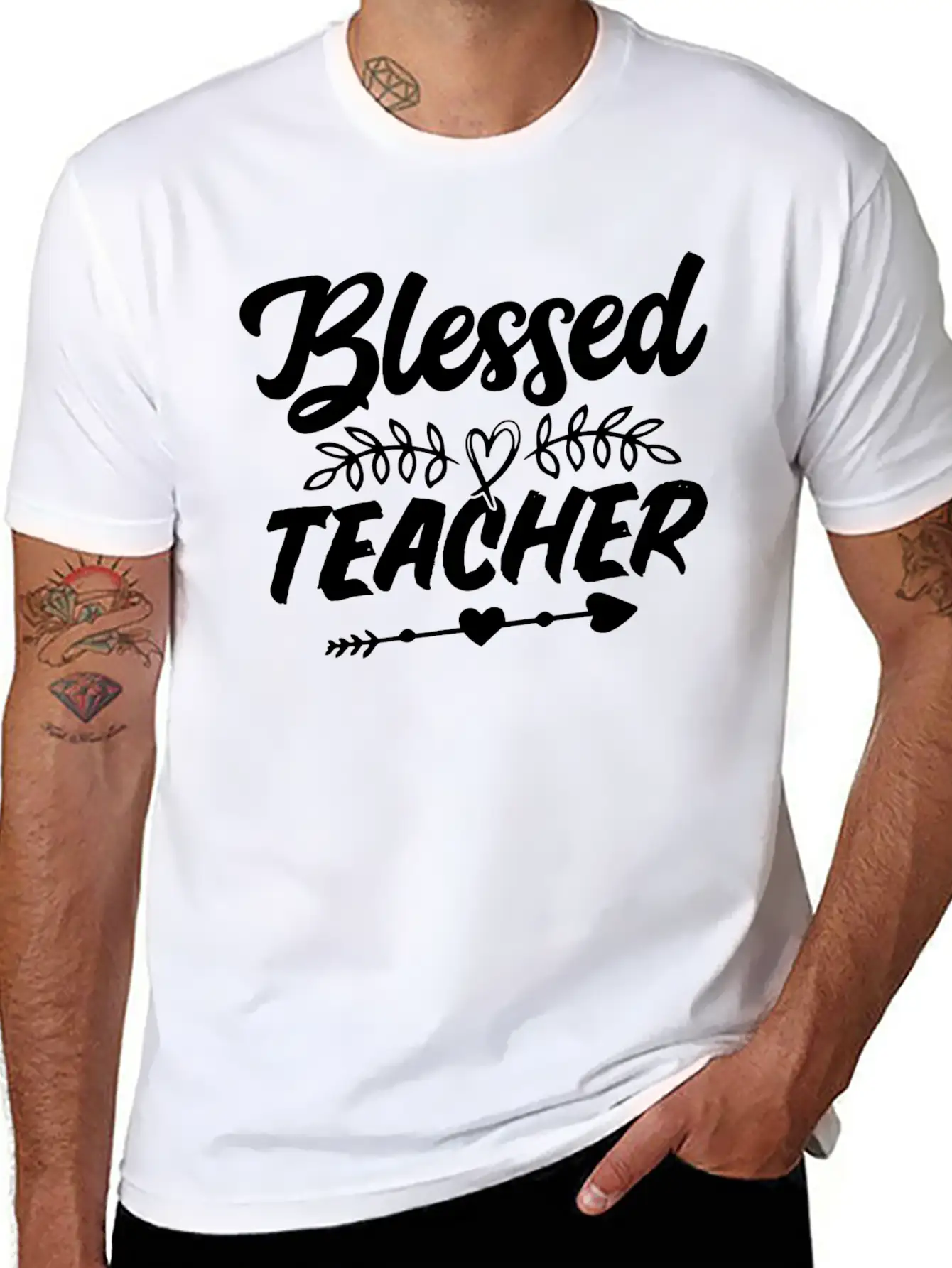 Blessed Teacher Timeless Short Sleeve Tee – Comfy And Minimalist Design