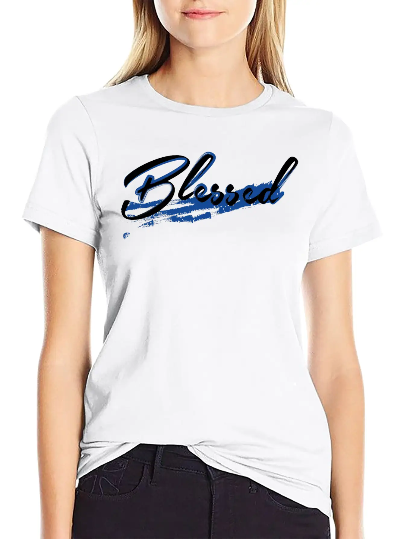Blessed Unisex Short Sleeve Soft Cotton T-Shirt – Casual Everyday Wear
