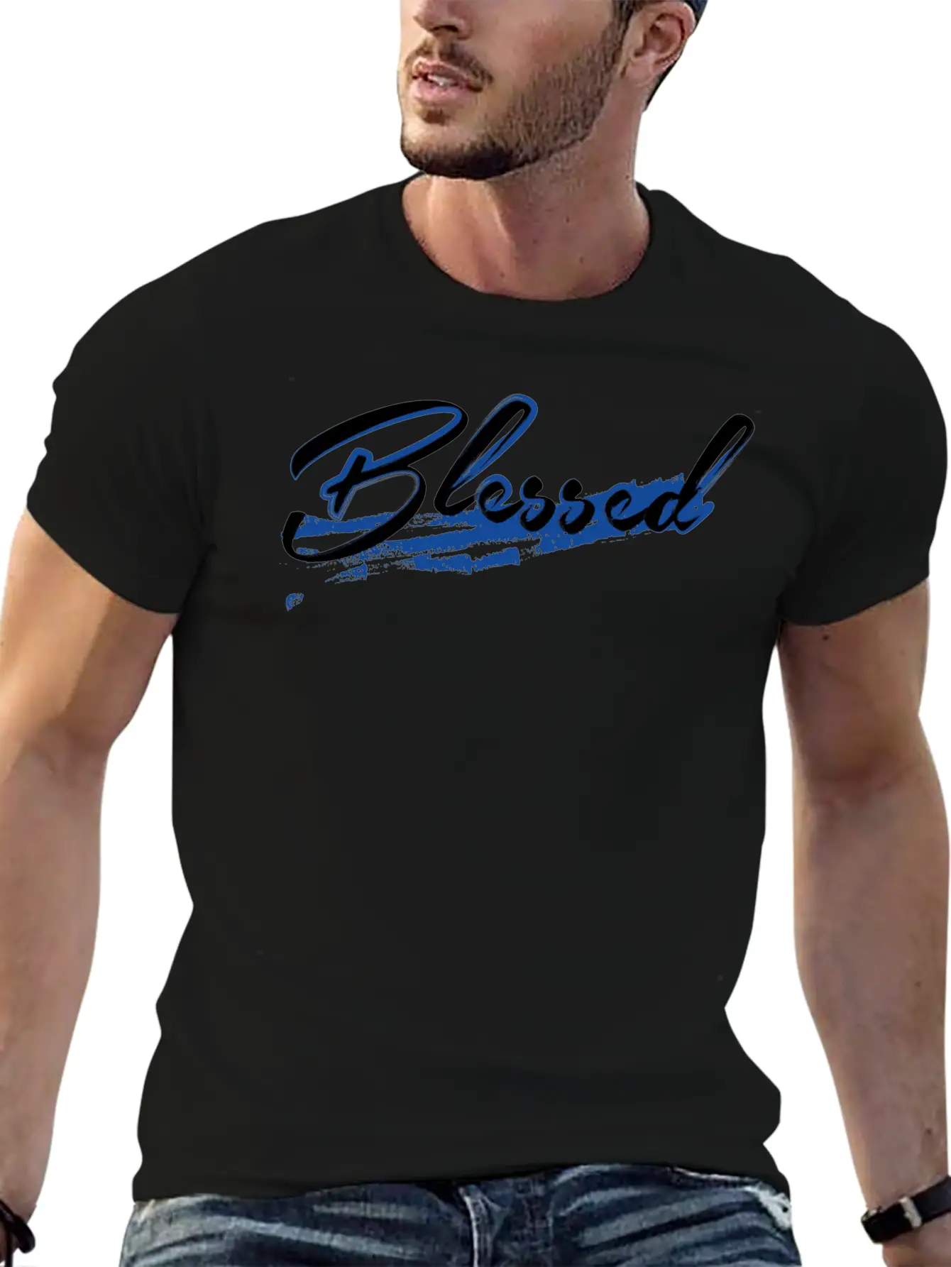 Blessed Unisex Short Sleeve Soft Cotton T-Shirt – Casual Everyday Wear