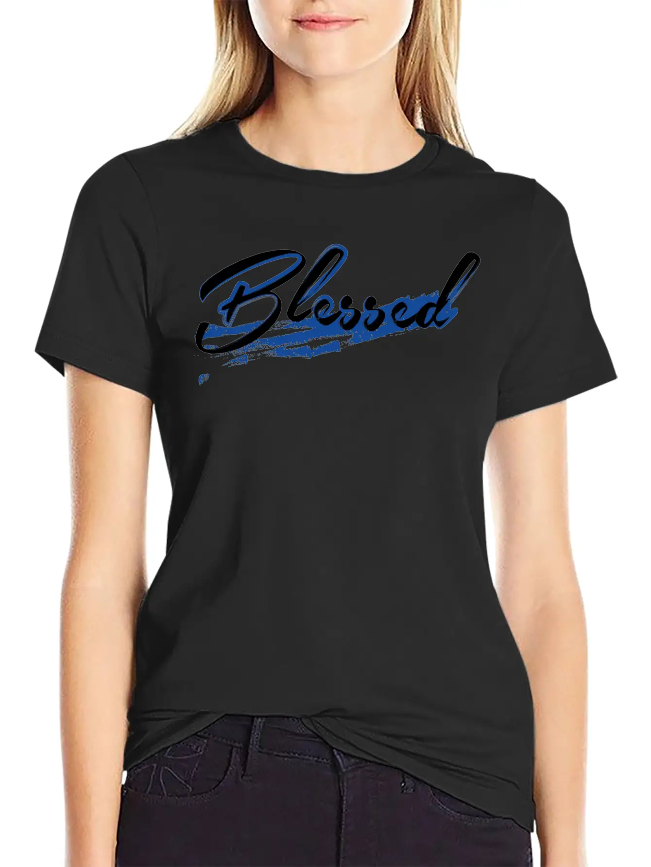 Blessed Unisex Short Sleeve Soft Cotton T-Shirt – Casual Everyday Wear