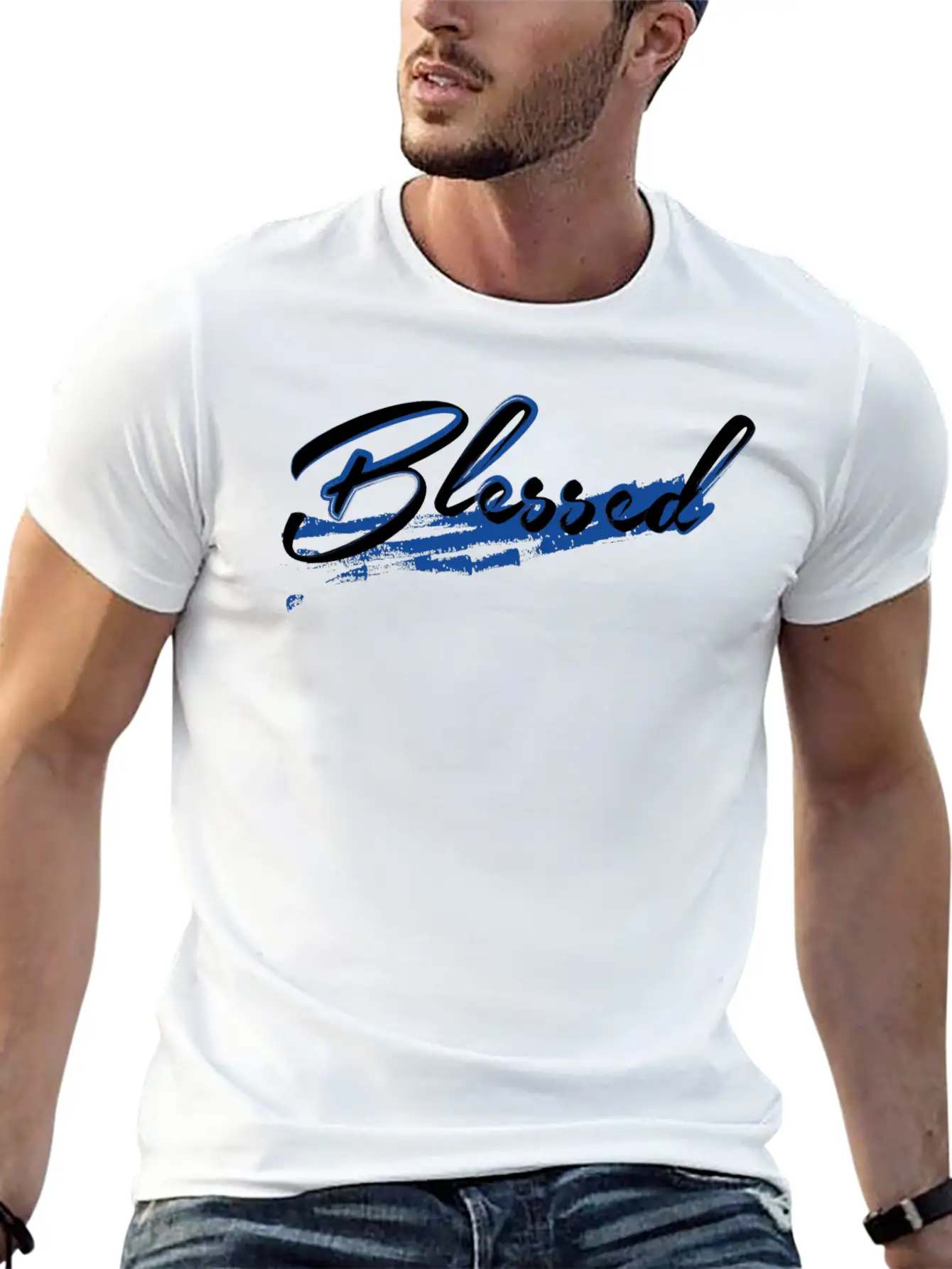 Blessed Unisex Short Sleeve Soft Cotton T-Shirt – Casual Everyday Wear