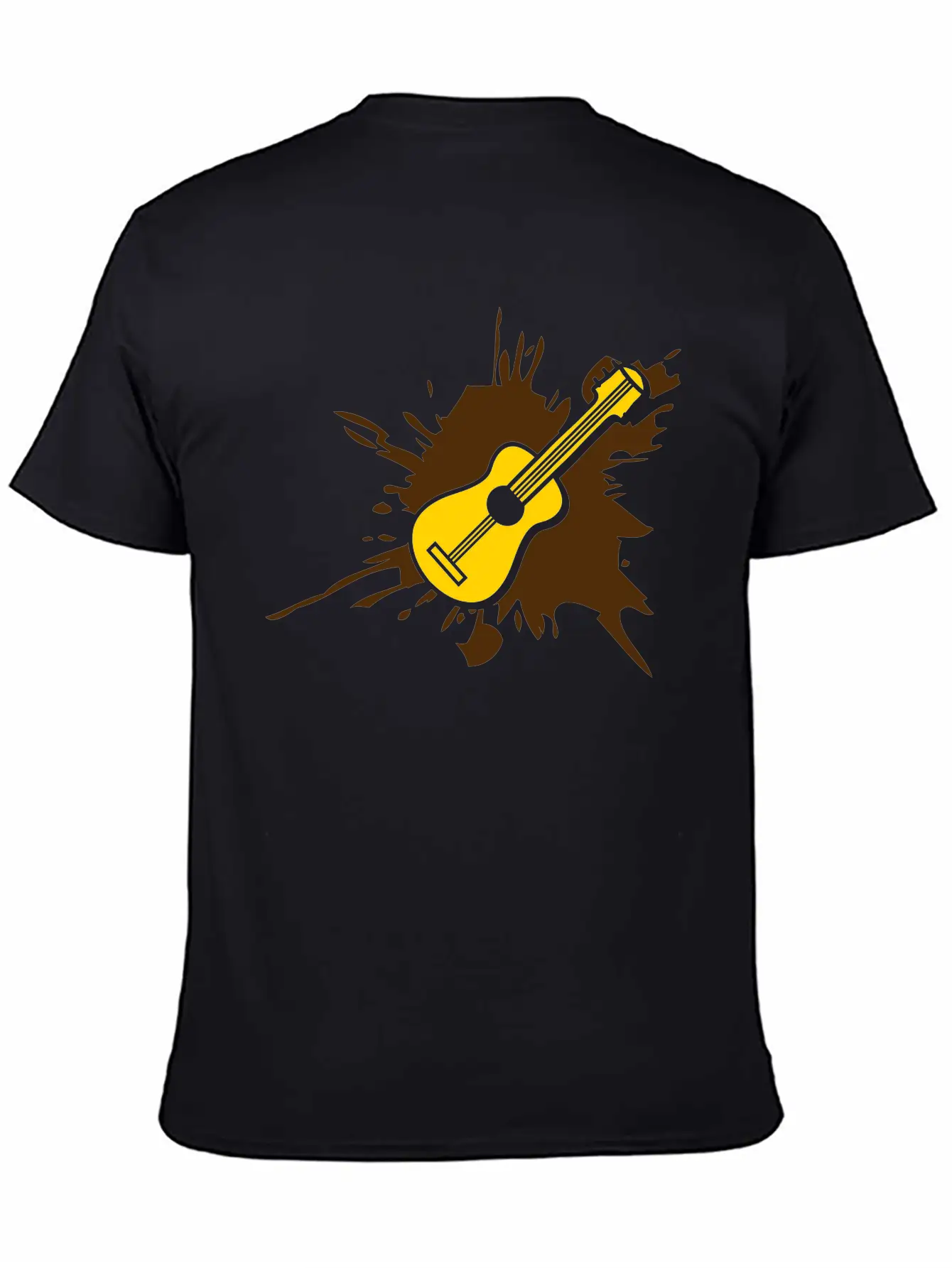 Blob Splatter Guitar Drop Graffiti Color Cool Lear Essential Unisex Summer Tee – Soft Cotton Casual Fit