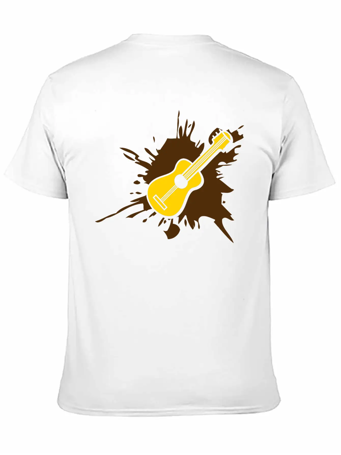 Blob Splatter Guitar Drop Graffiti Color Cool Lear Essential Unisex Summer Tee – Soft Cotton Casual Fit
