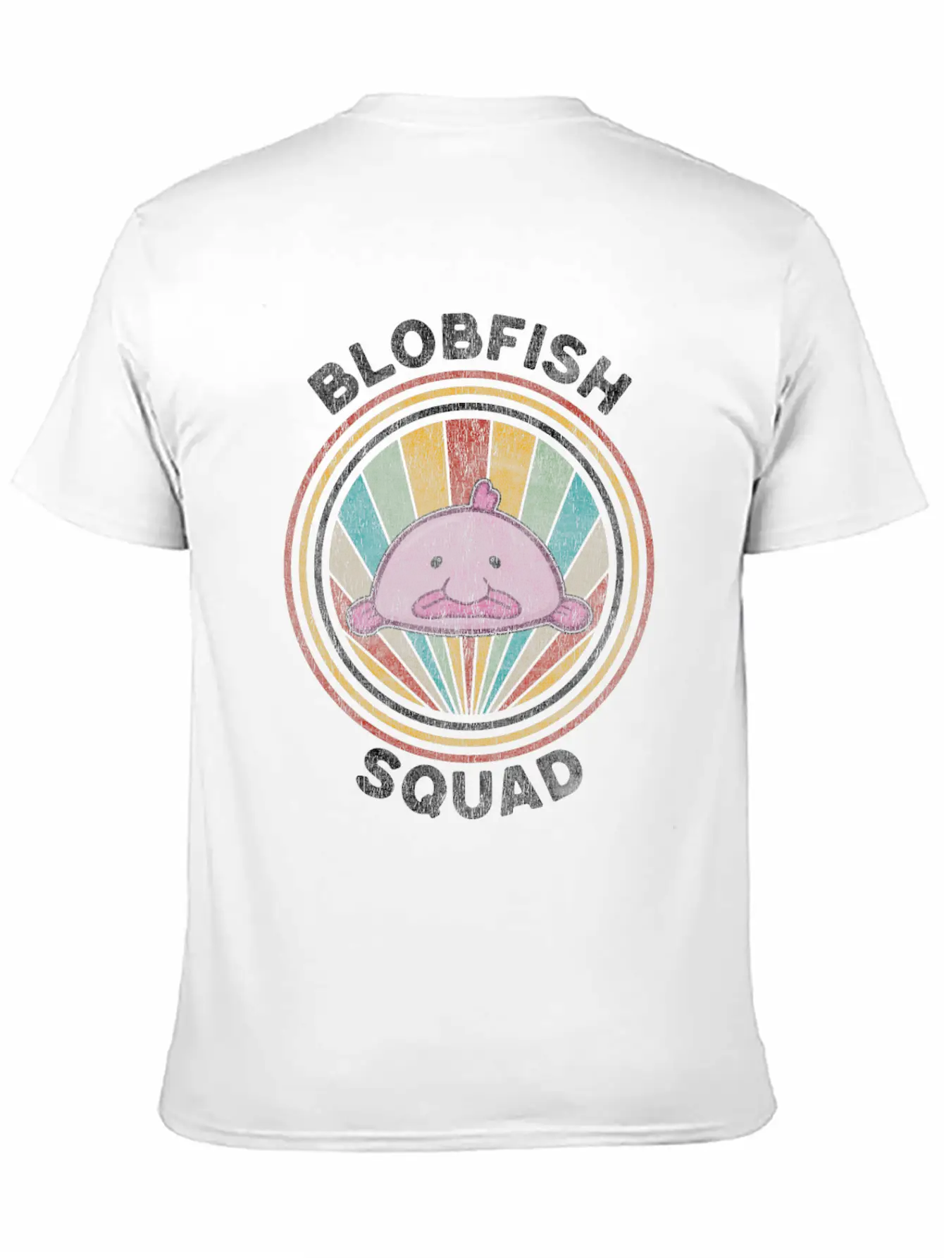 Blobfish Squad Gift Funny Blob Fish Timeless Short Sleeve Tee – Comfy And Minimalist Design