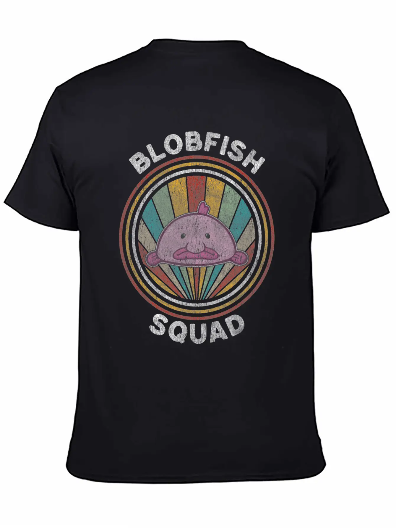 Blobfish Squad Gift Funny Blob Fish Timeless Short Sleeve Tee – Comfy And Minimalist Design