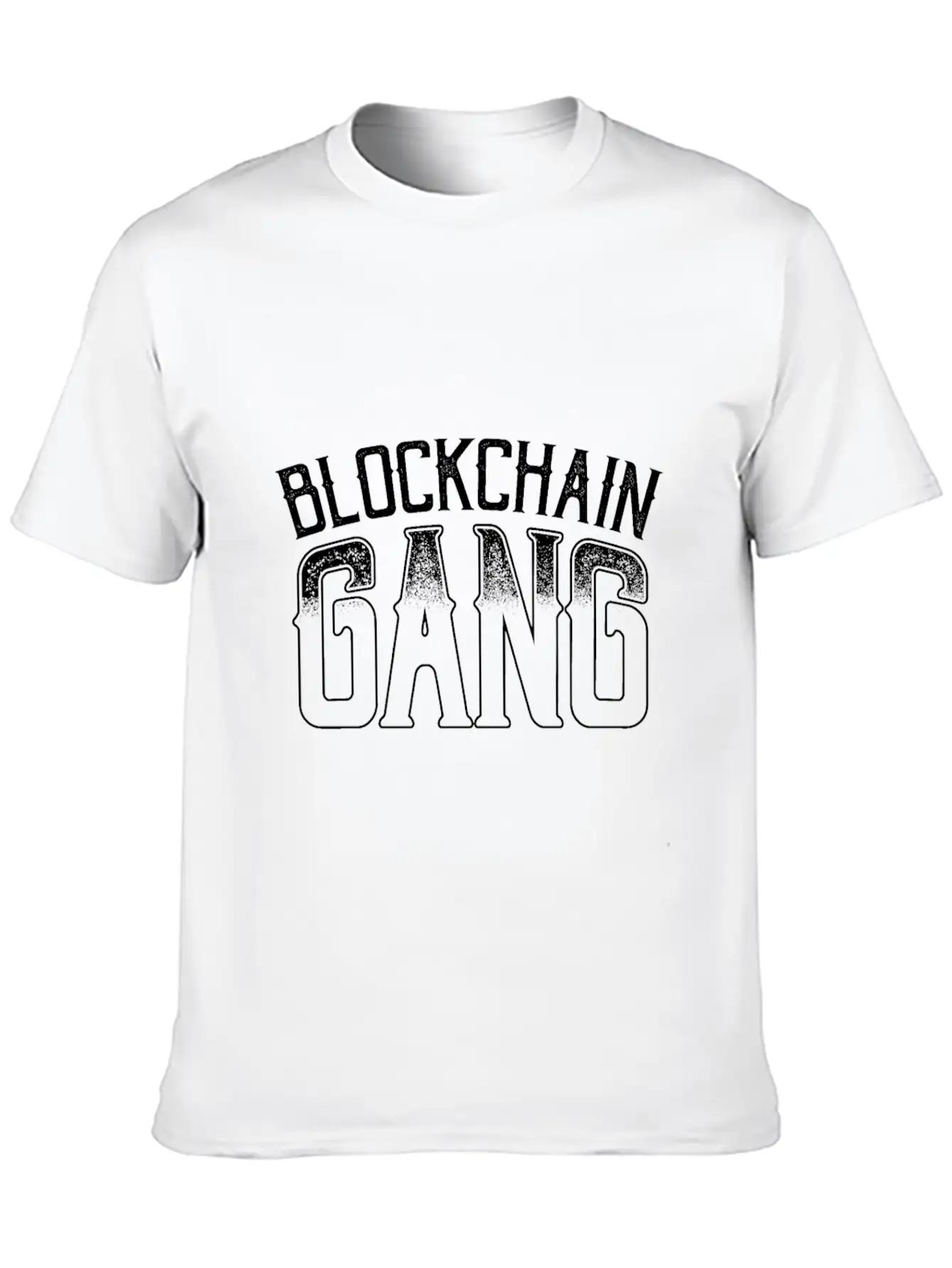 BLOCKCHAIN GANG Comfortable Minimalist Graphic Tee – Summer Style Essential