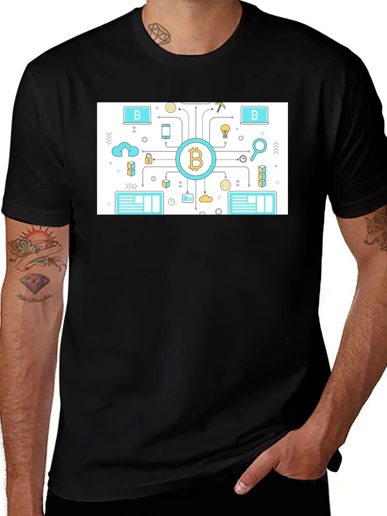 Blockchain Stylish Everyday T-Shirt – Unisex Basic Cotton Tee