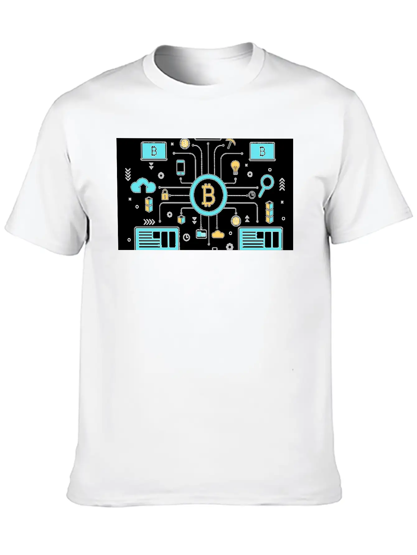 Blockchain Stylish Everyday T-Shirt – Unisex Basic Cotton Tee