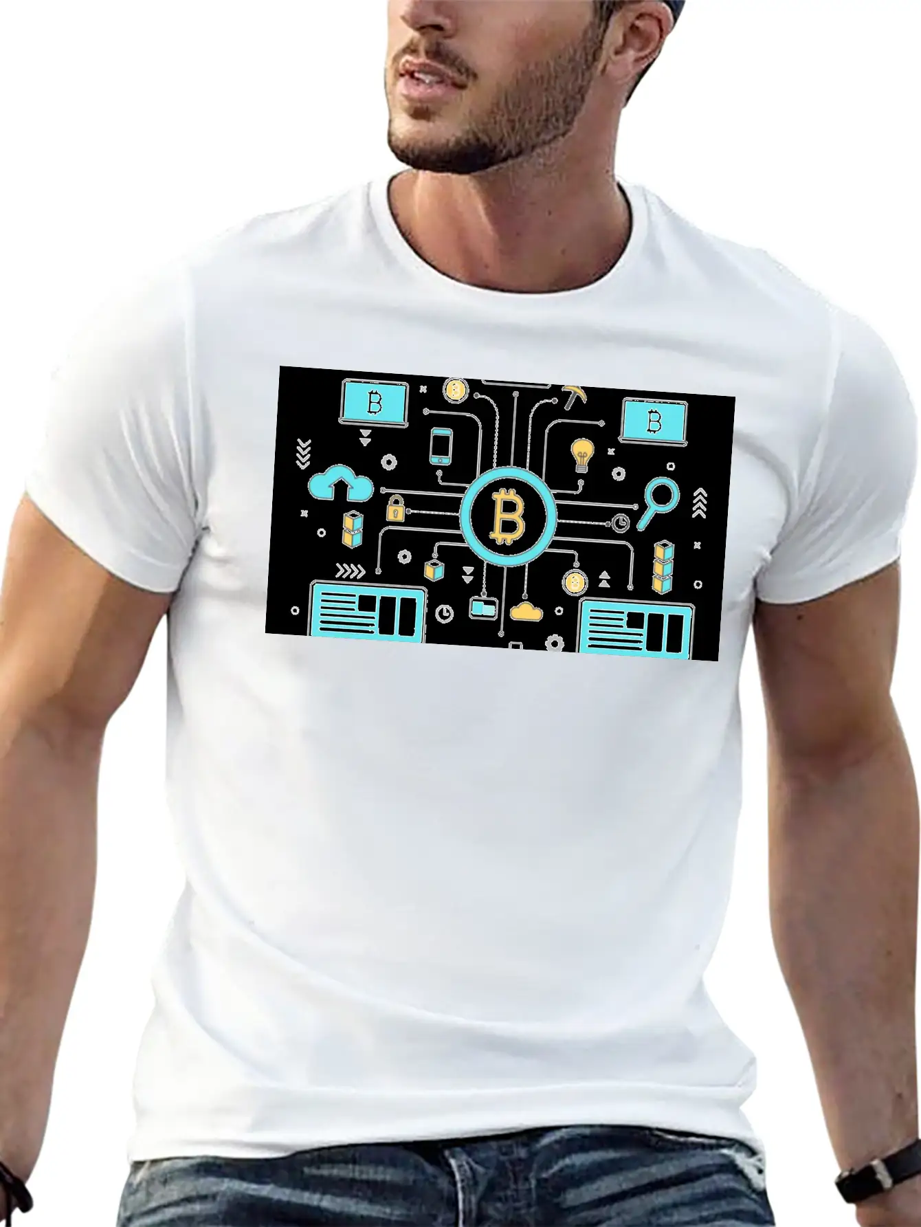 Blockchain Stylish Everyday T-Shirt – Unisex Basic Cotton Tee