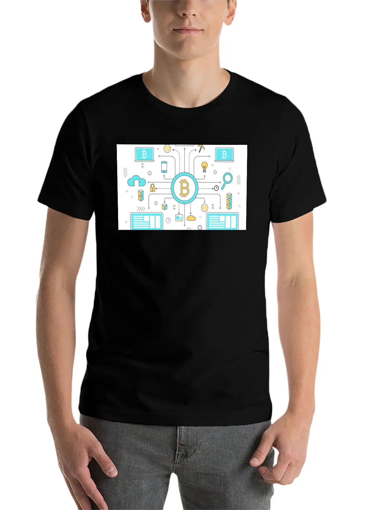 Blockchain Stylish Everyday T-Shirt – Unisex Basic Cotton Tee