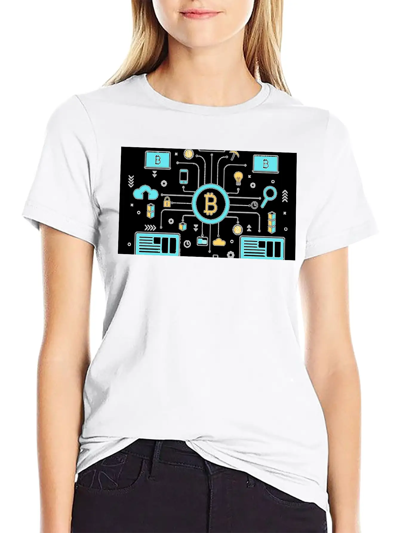 Blockchain Stylish Everyday T-Shirt – Unisex Basic Cotton Tee