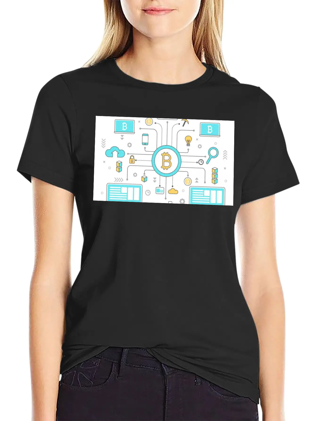Blockchain Stylish Everyday T-Shirt – Unisex Basic Cotton Tee