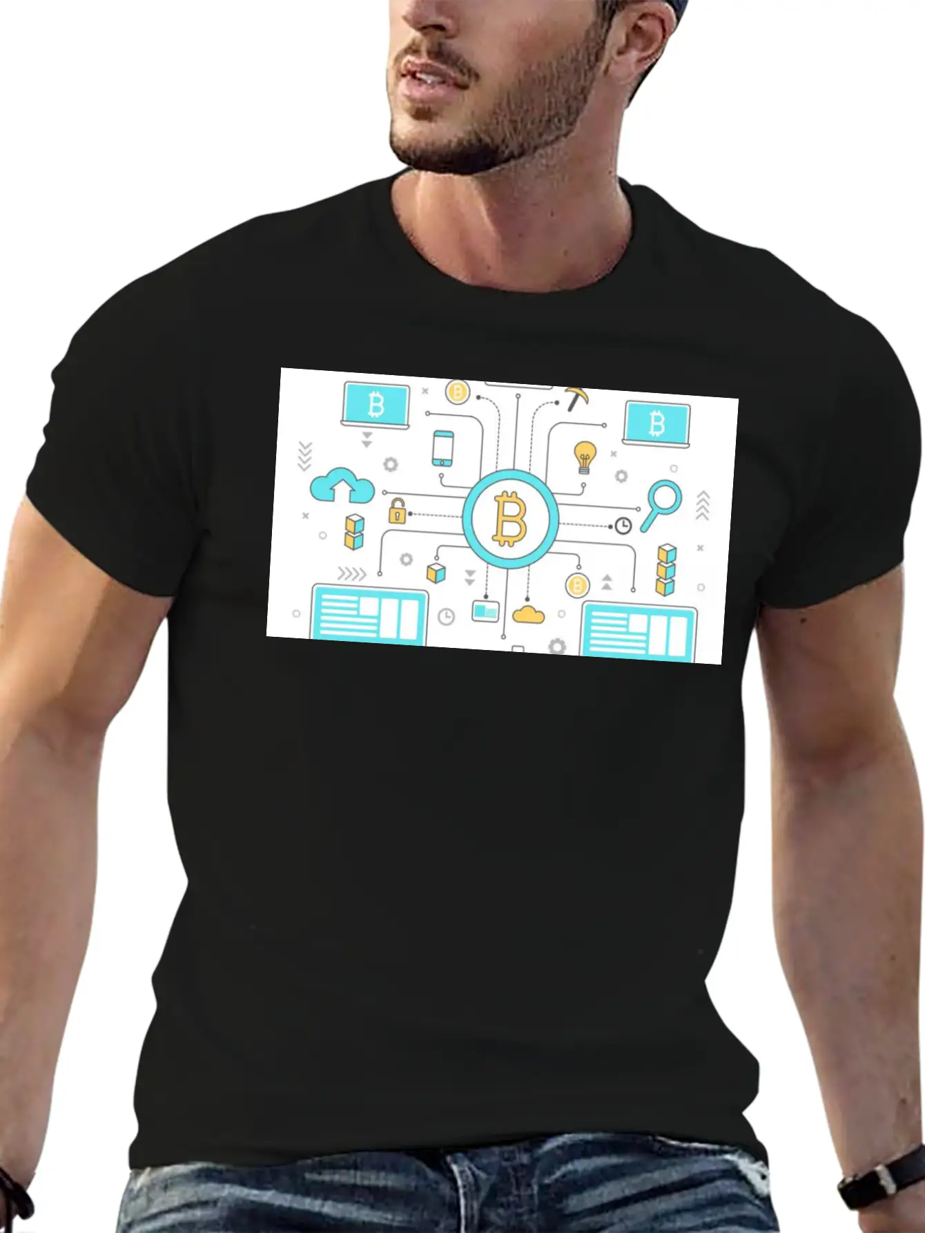 Blockchain Stylish Everyday T-Shirt – Unisex Basic Cotton Tee