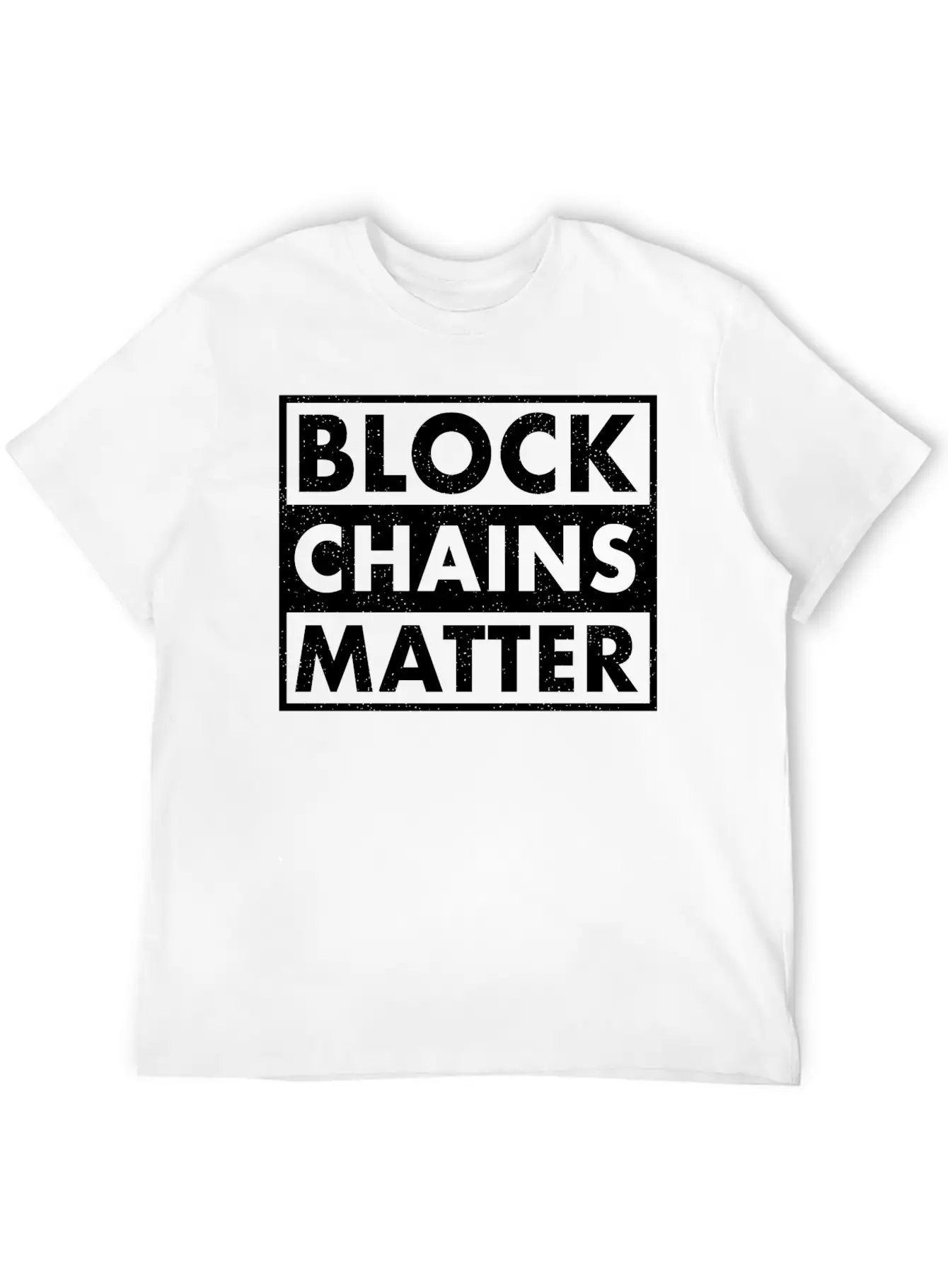 BLOCKCHAINS MATTER Stylish Everyday T-Shirt – Unisex Basic Cotton Tee
