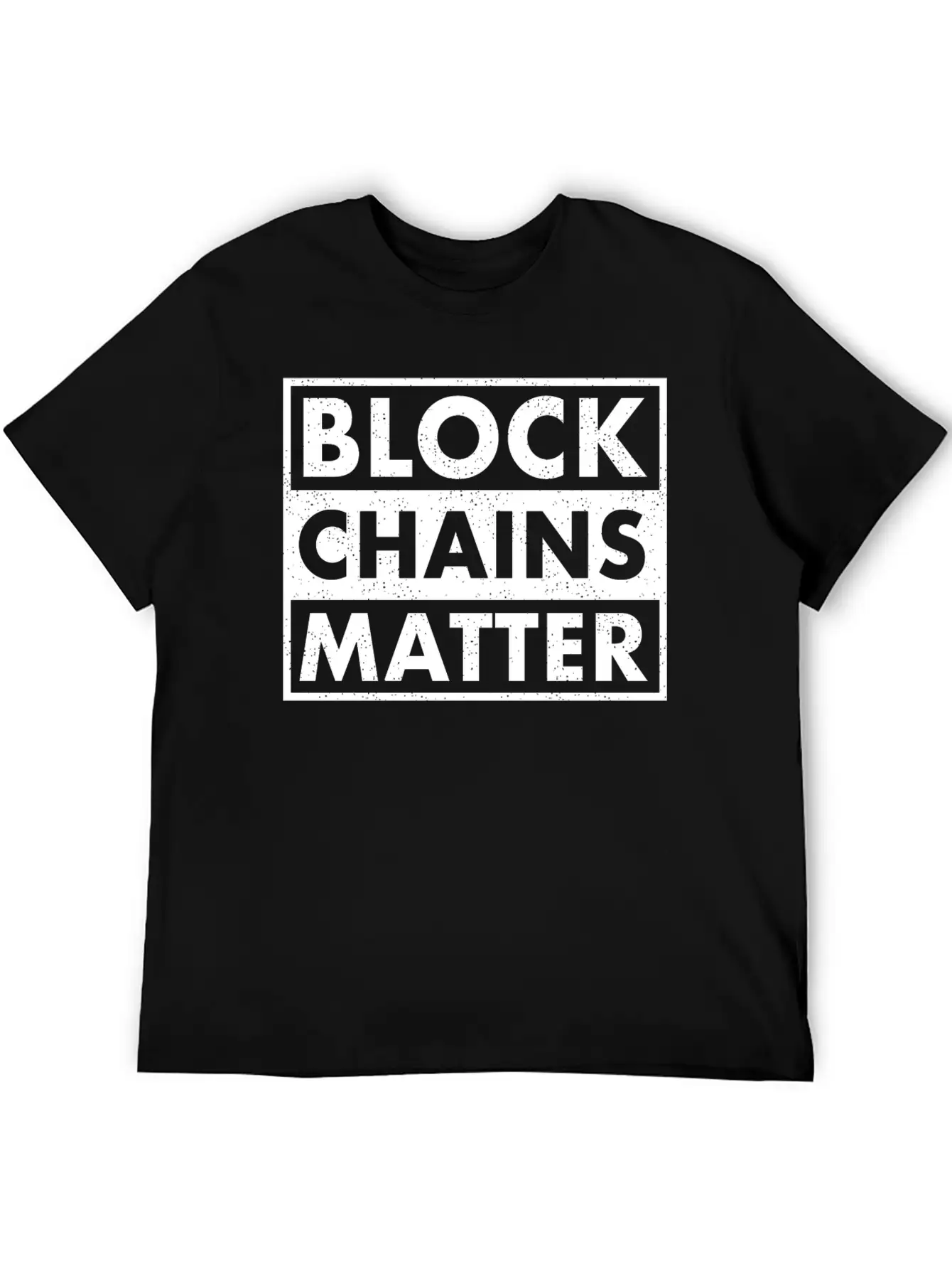 BLOCKCHAINS MATTER Stylish Everyday T-Shirt – Unisex Basic Cotton Tee