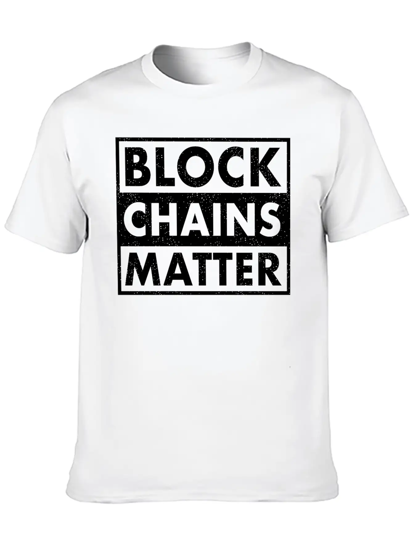BLOCKCHAINS MATTER Stylish Everyday T-Shirt – Unisex Basic Cotton Tee