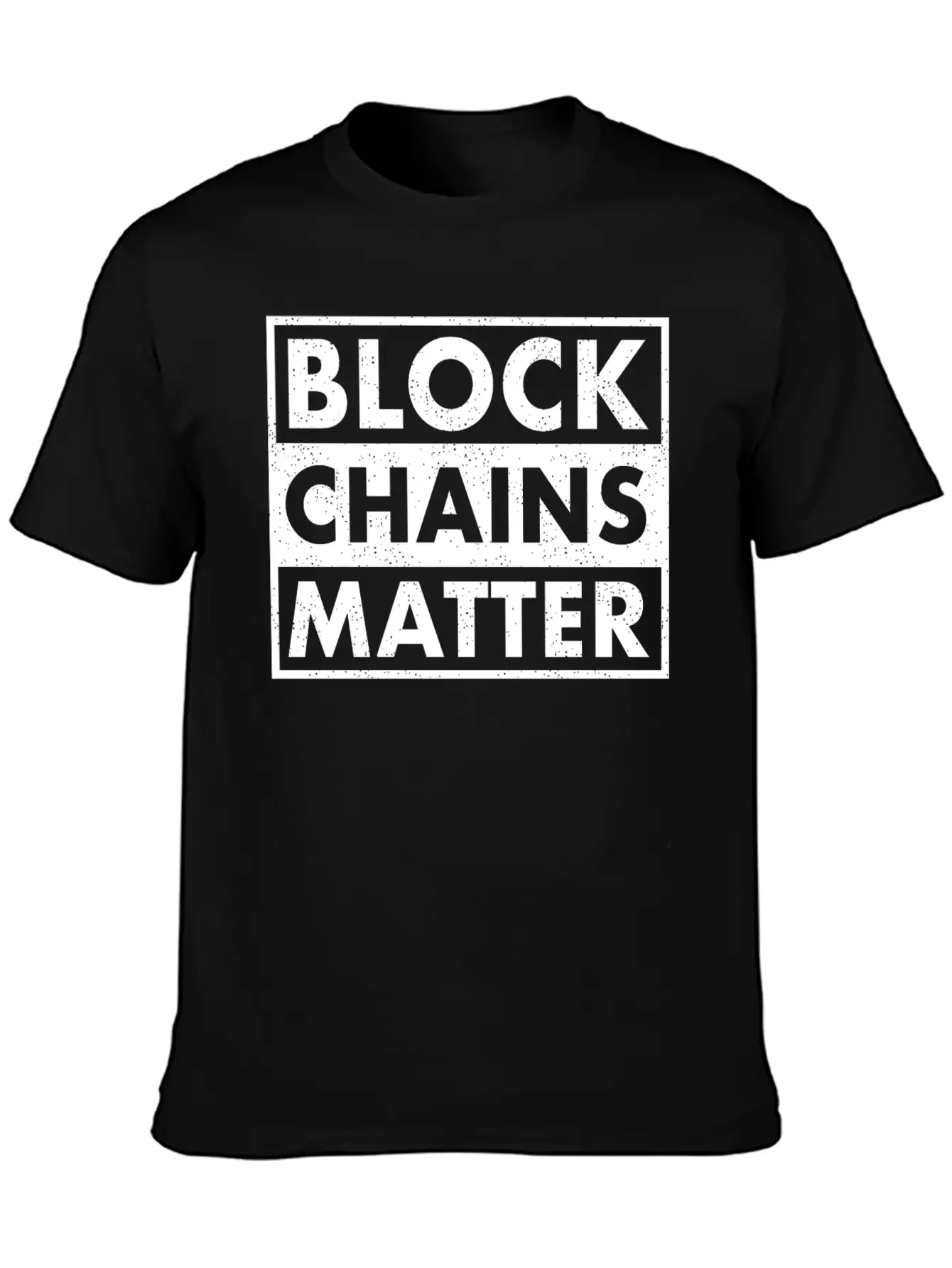 BLOCKCHAINS MATTER Stylish Everyday T-Shirt – Unisex Basic Cotton Tee