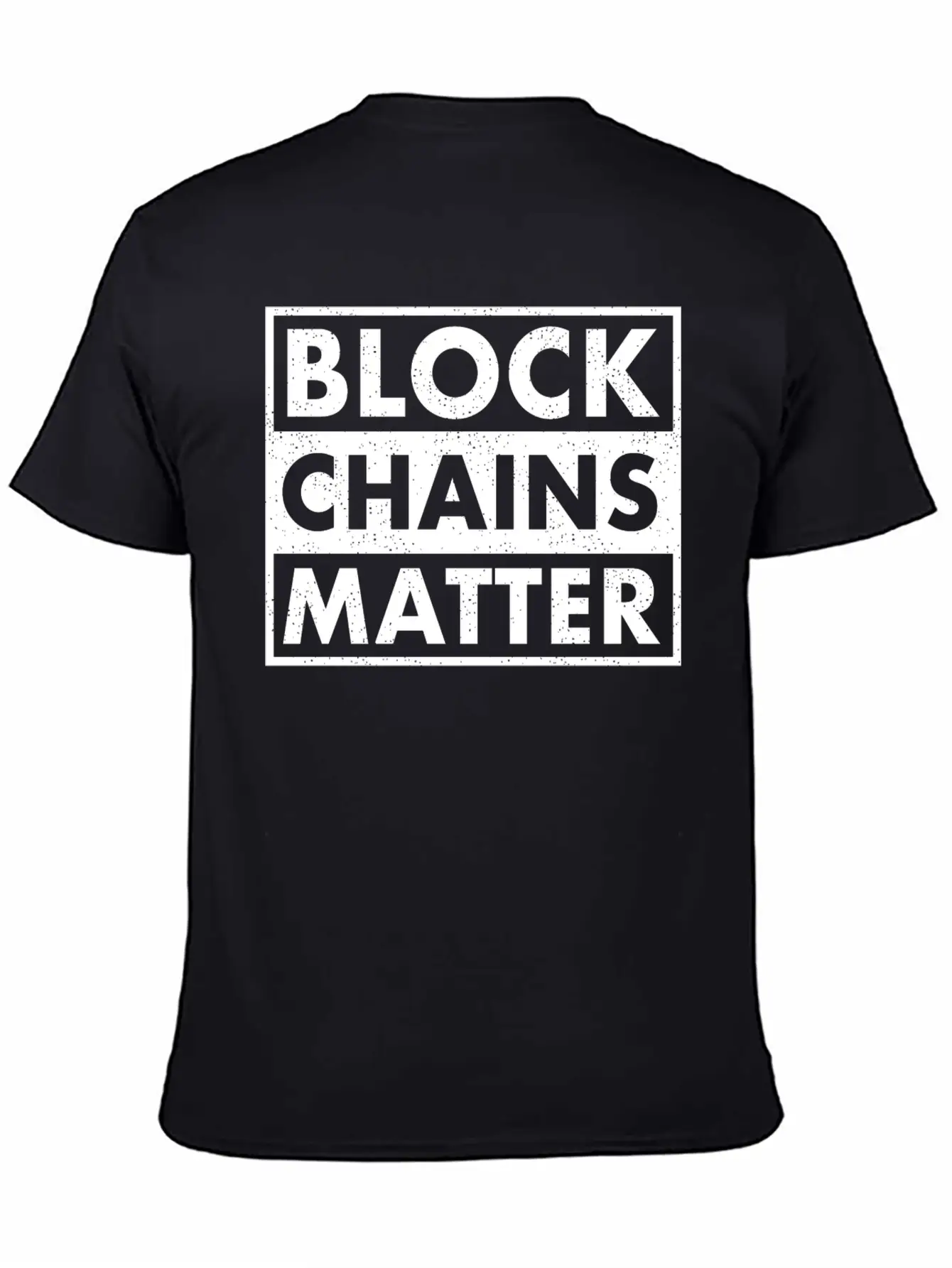BLOCKCHAINS MATTER Stylish Everyday T-Shirt – Unisex Basic Cotton Tee