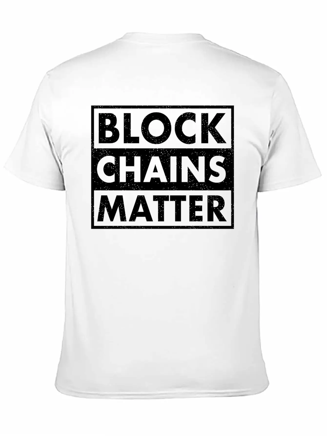 BLOCKCHAINS MATTER Stylish Everyday T-Shirt – Unisex Basic Cotton Tee
