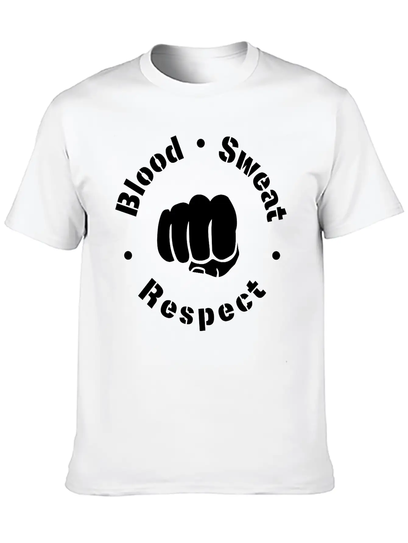 Blood Sweat Respect! Unisex Short Sleeve Soft Cotton T-Shirt – Casual Everyday Wear