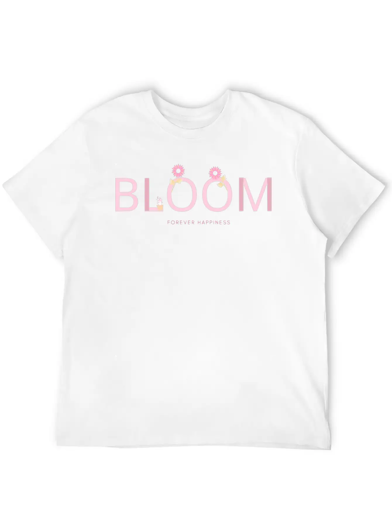 Bloom Comfortable Minimalist Graphic Tee – Summer Style Essential