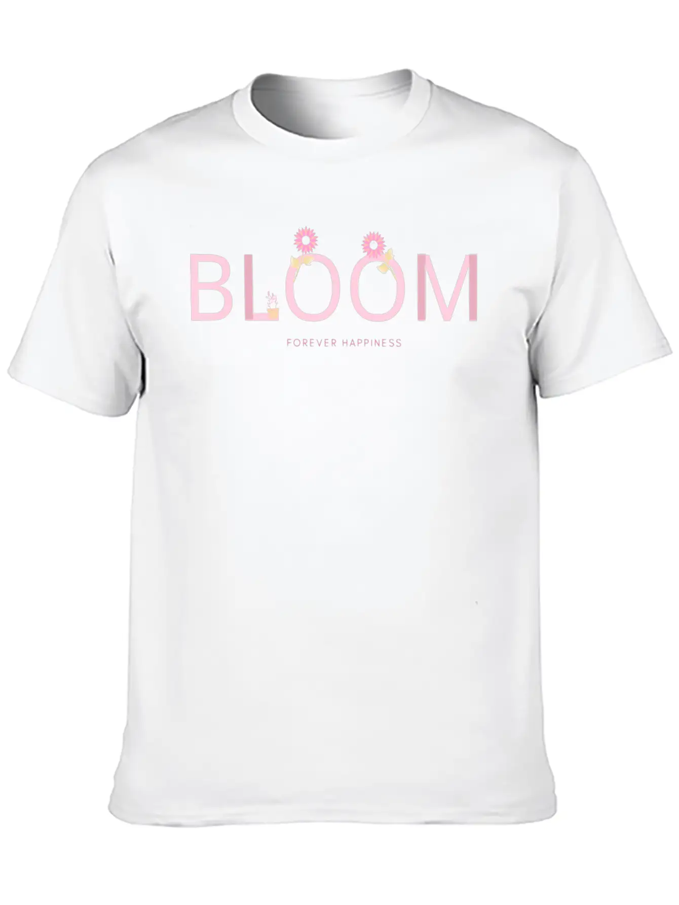 Bloom Comfortable Minimalist Graphic Tee – Summer Style Essential