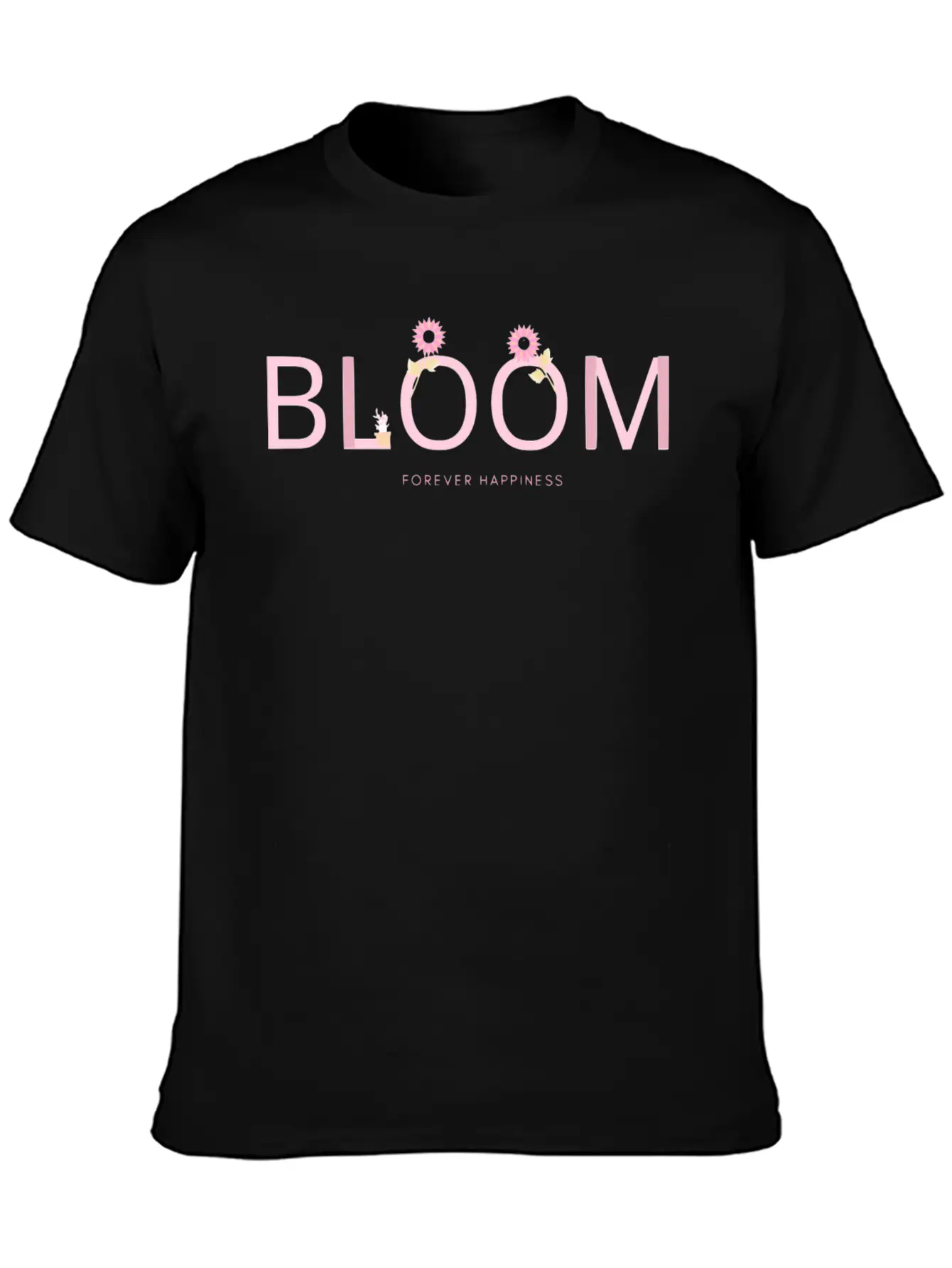 Bloom Comfortable Minimalist Graphic Tee – Summer Style Essential