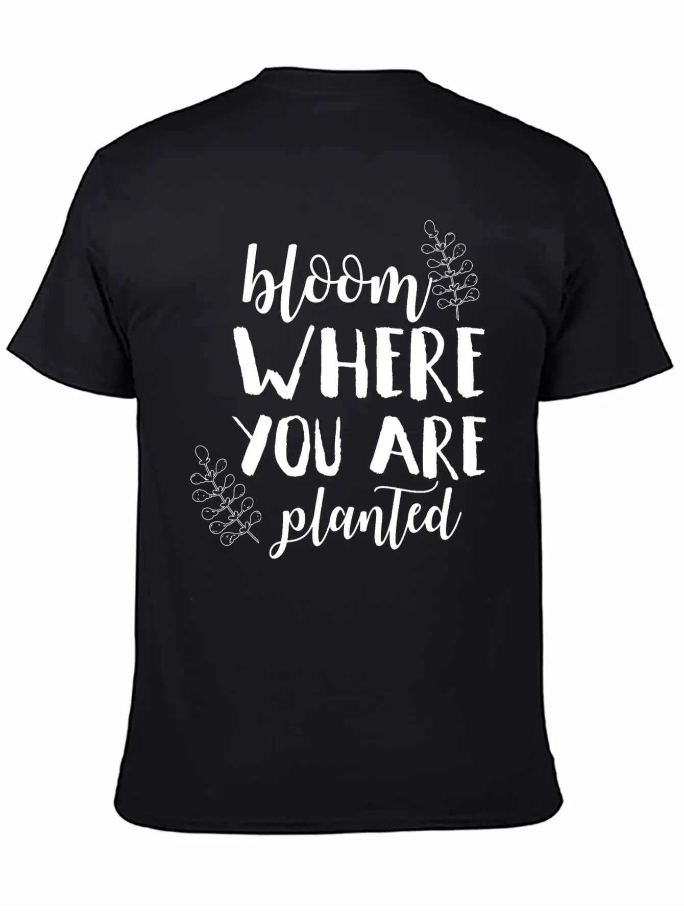 Bloom Where You Are Planted Mom Spring Humor Shirt Essential Unisex Summer Tee – Soft Cotton Casual Fit