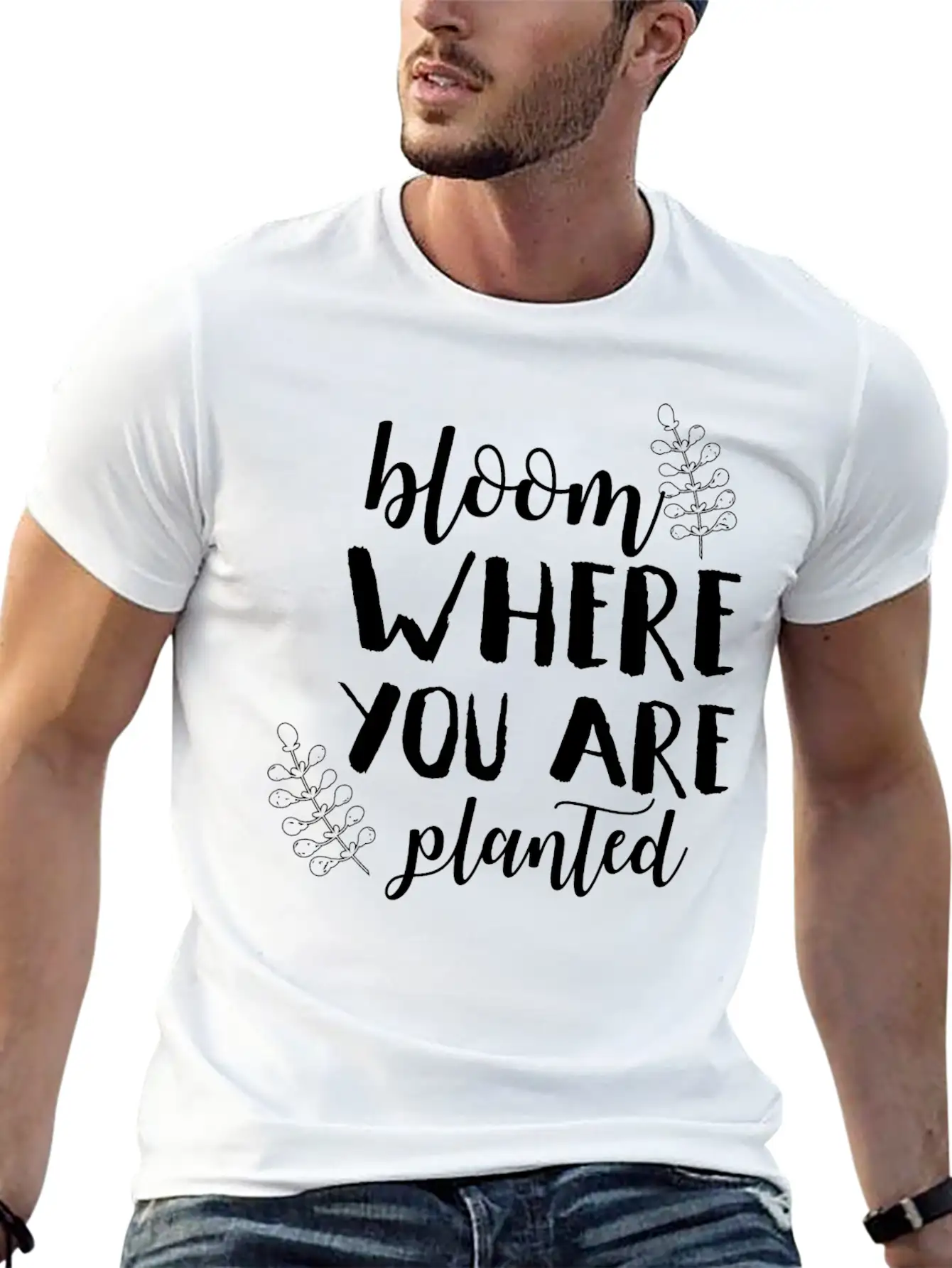 Bloom Where You Are Planted Mom Spring Humor Shirt Essential Unisex Summer Tee – Soft Cotton Casual Fit