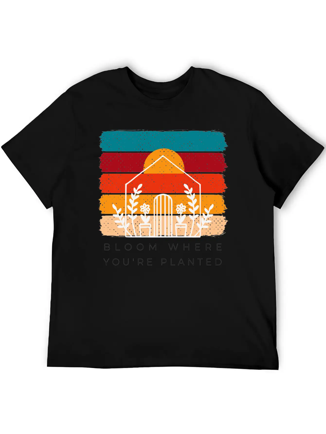Bloom Where You're Planted - Gardening Gifts Unisex Short Sleeve Soft Cotton T-Shirt – Casual Everyday Wear