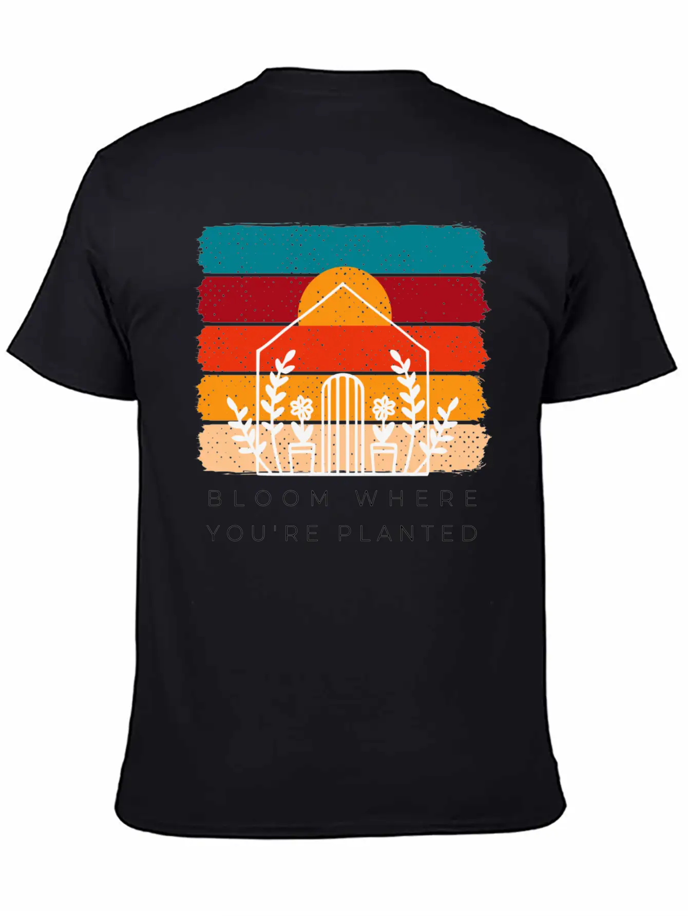 Bloom Where You're Planted - Gardening Gifts Unisex Short Sleeve Soft Cotton T-Shirt – Casual Everyday Wear