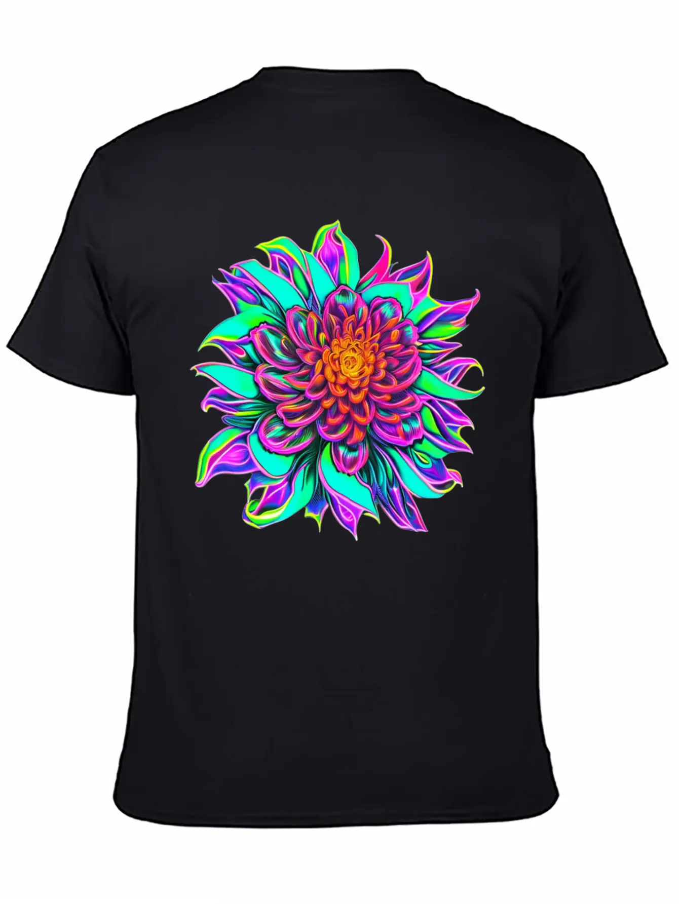 Blooming Flower Essential Unisex Summer Tee – Soft Cotton Casual Fit