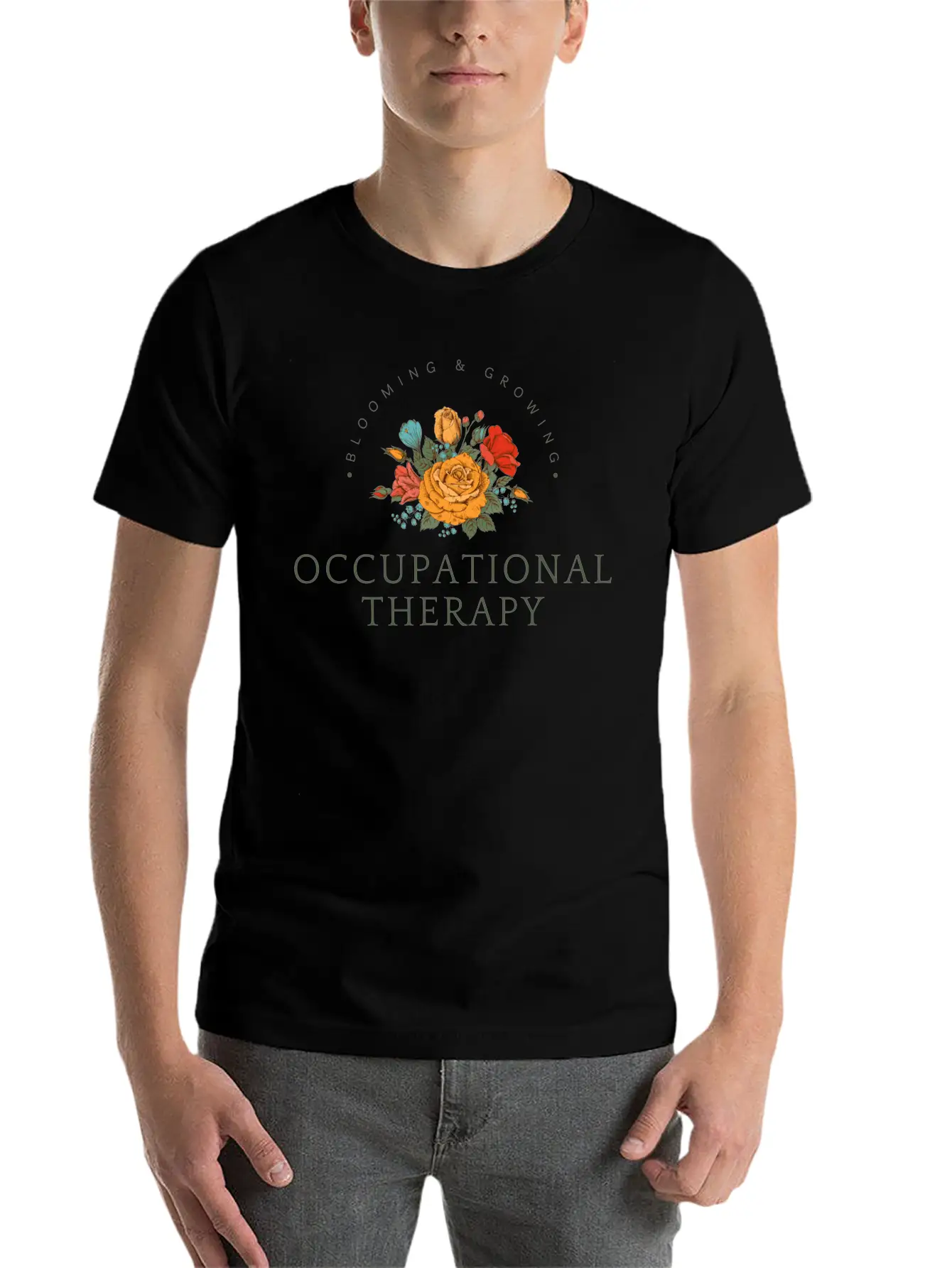 Blooming & Growing Timeless Short Sleeve Tee – Comfy And Minimalist Design