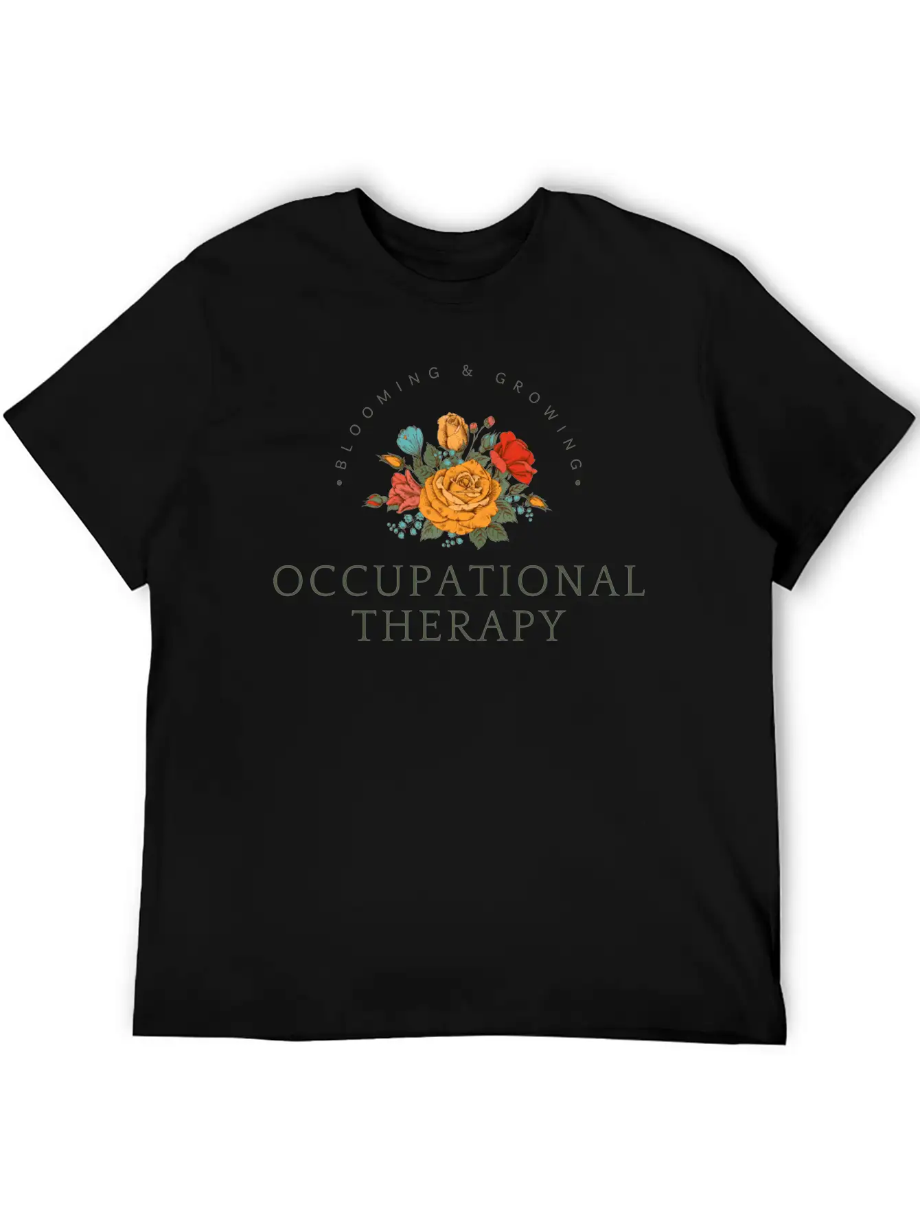 Blooming & Growing Timeless Short Sleeve Tee – Comfy And Minimalist Design