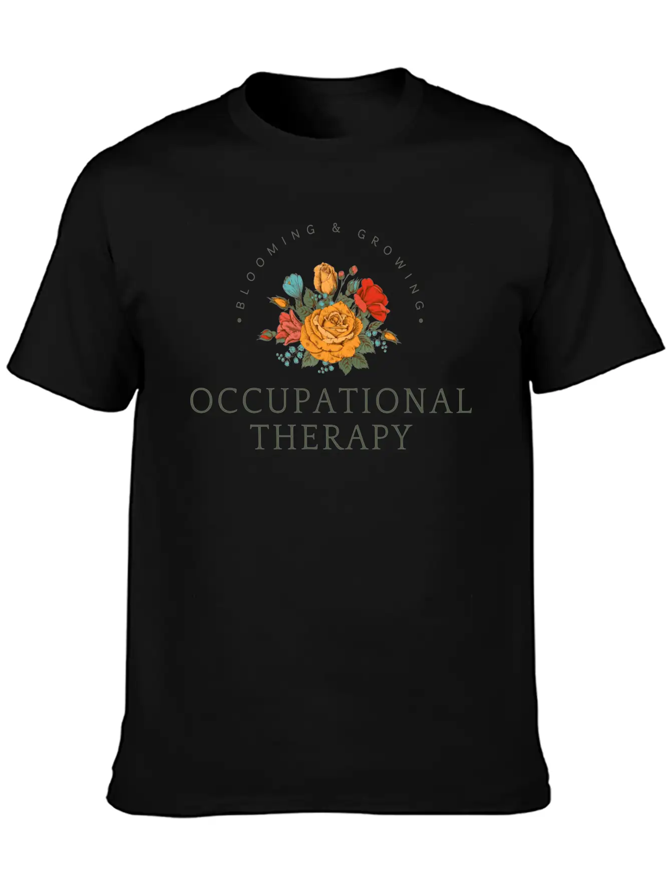Blooming & Growing Timeless Short Sleeve Tee – Comfy And Minimalist Design