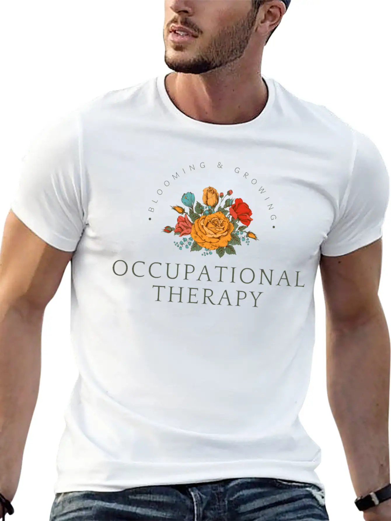 Blooming & Growing Timeless Short Sleeve Tee – Comfy And Minimalist Design
