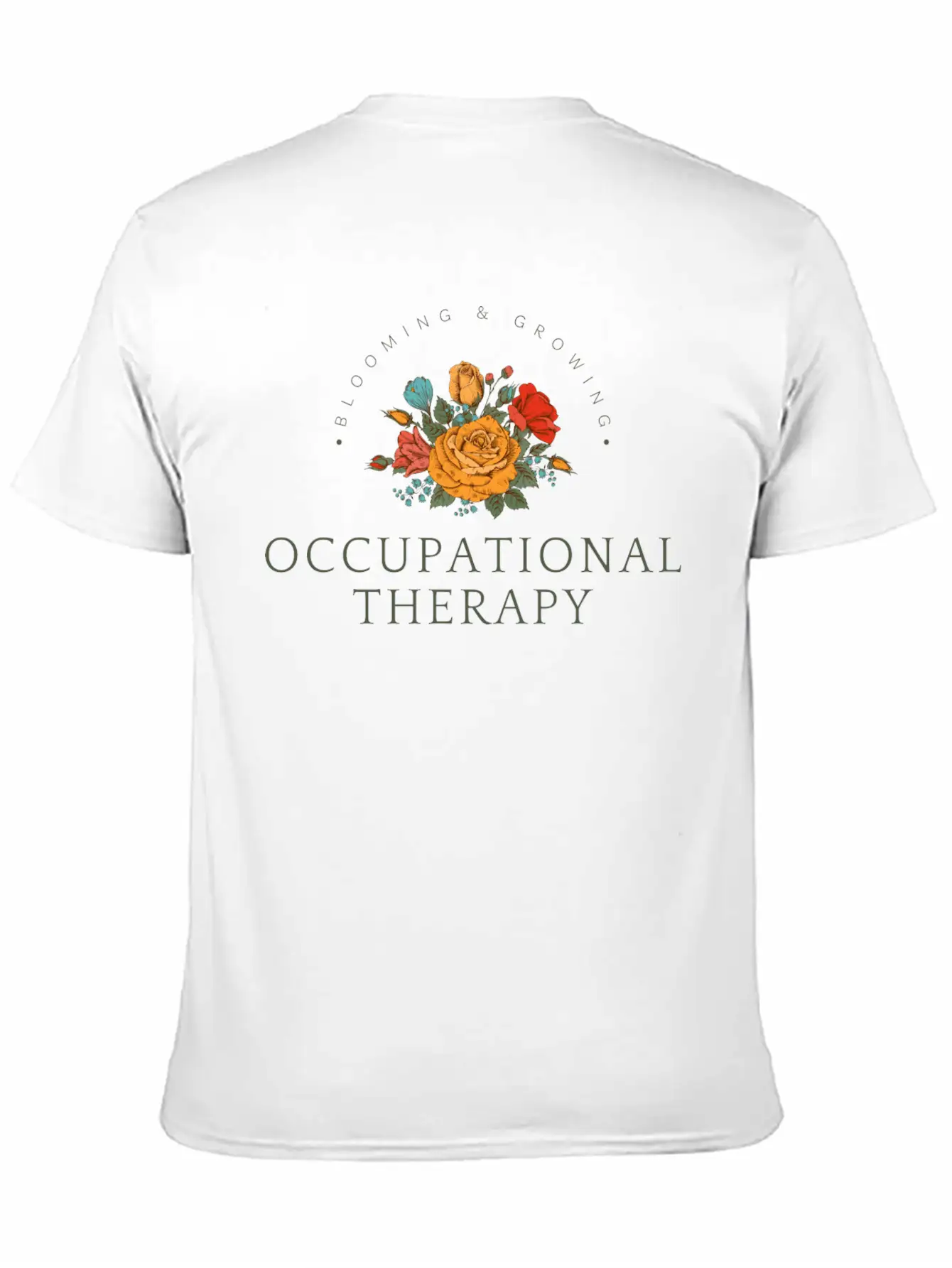 Blooming & Growing Timeless Short Sleeve Tee – Comfy And Minimalist Design