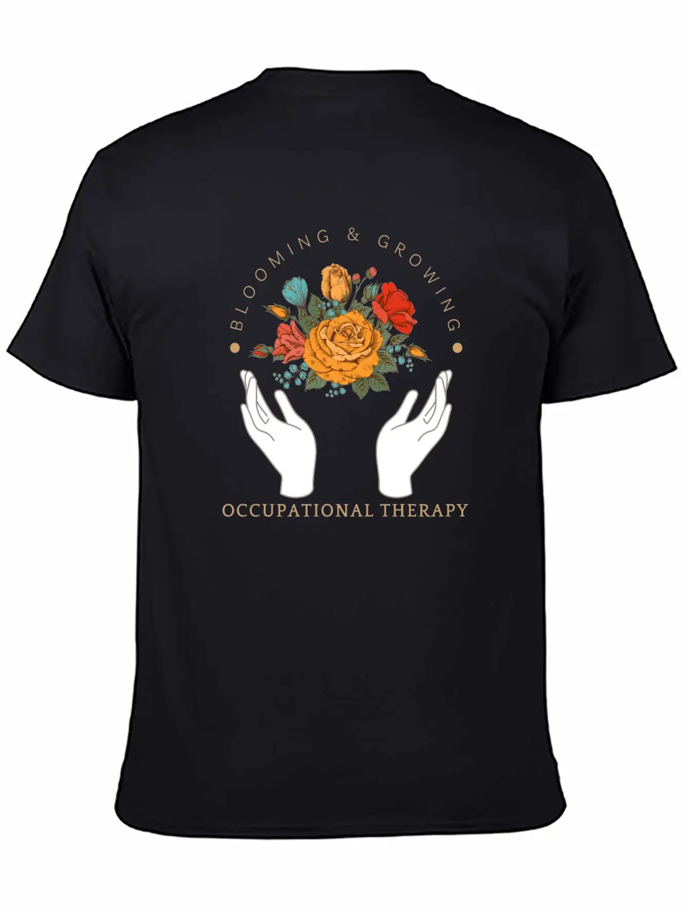 Blooming & Growing Unisex Short Sleeve Soft Cotton T-Shirt – Casual Everyday Wear