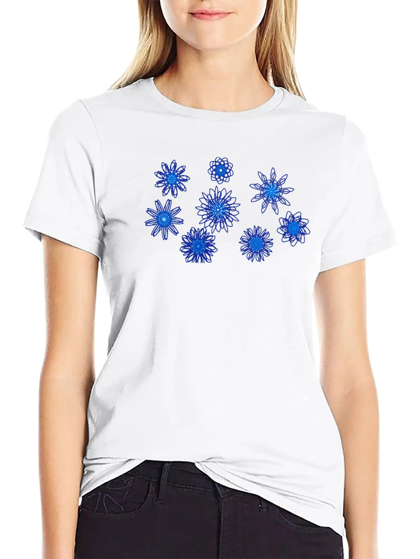 Blooms Basic Graphic T-Shirt – Daily Comfort In Soft Cotton