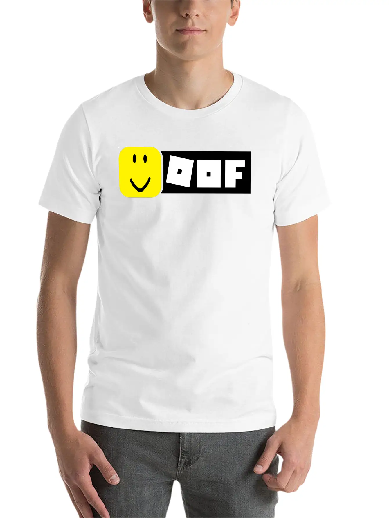 Blox Oof Comfortable Minimalist Graphic Tee – Summer Style Essential