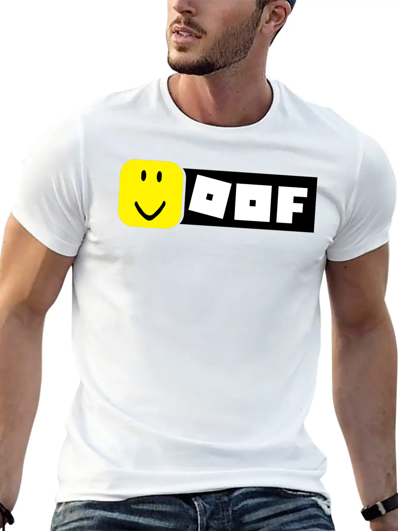 Blox Oof Comfortable Minimalist Graphic Tee – Summer Style Essential