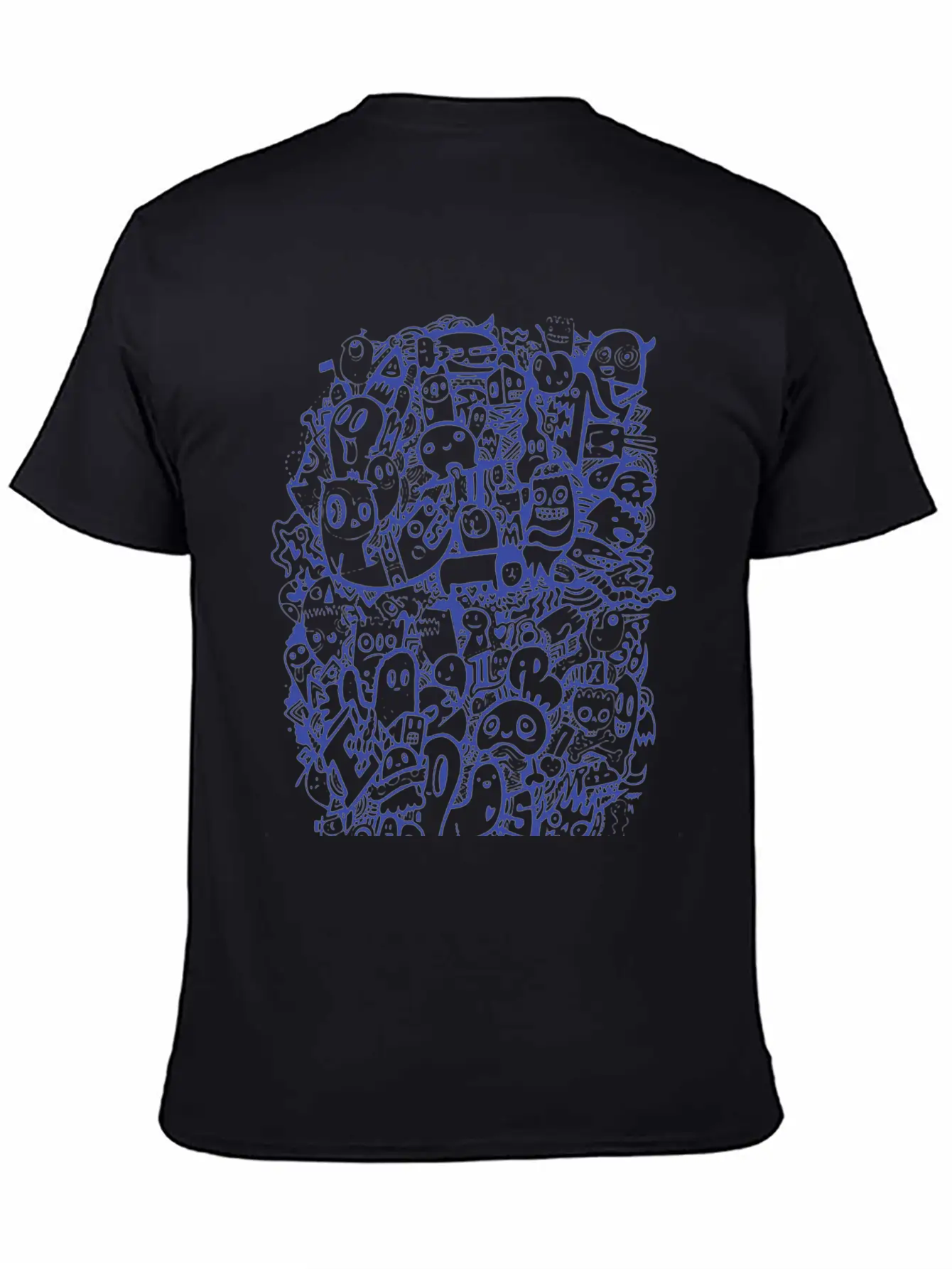 Blue Doodle Relaxed Everyday Tee – Lightweight And Durable Cotton