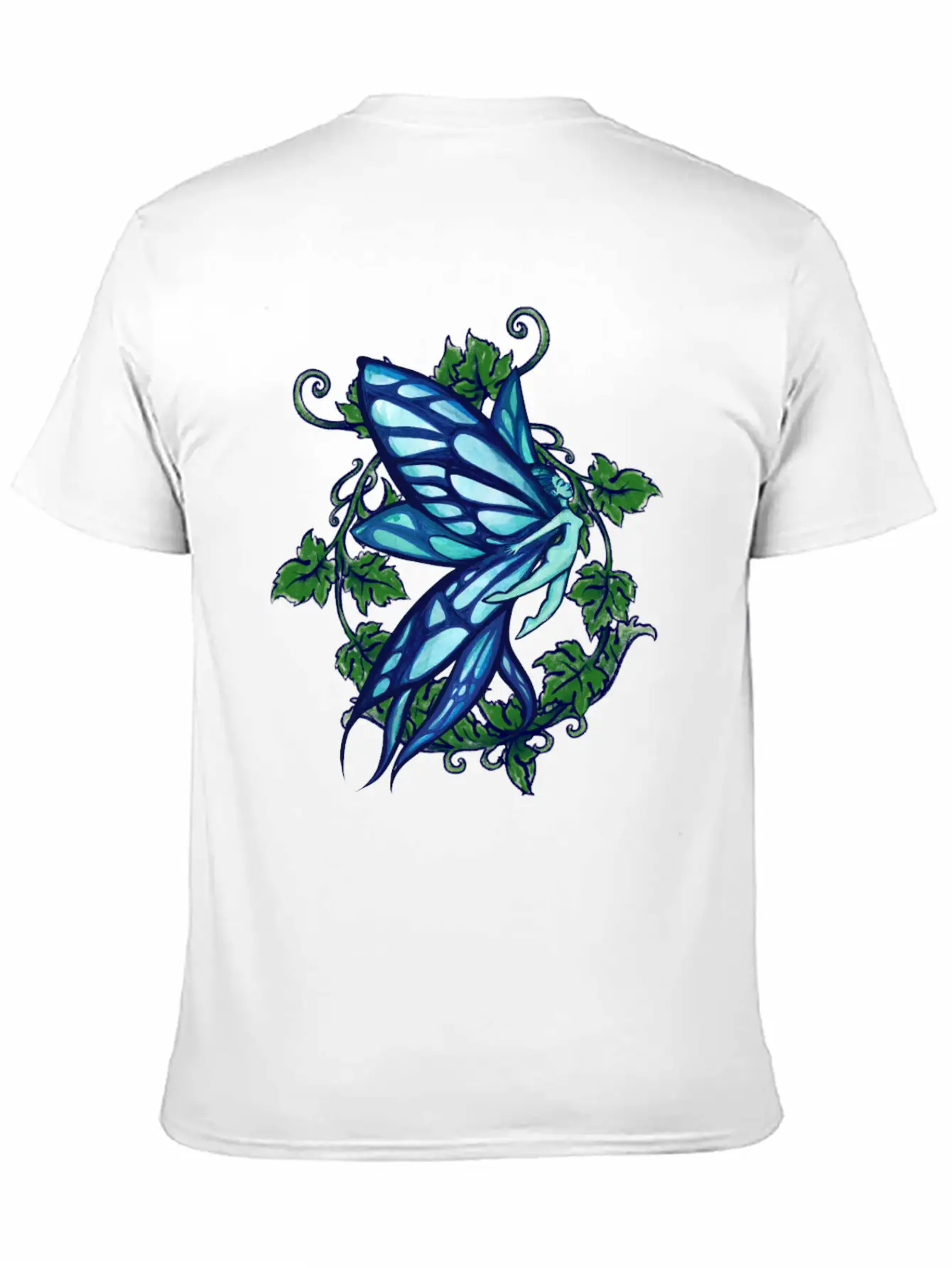 Blue Fairy Ivy Timeless Short Sleeve Tee – Comfy And Minimalist Design