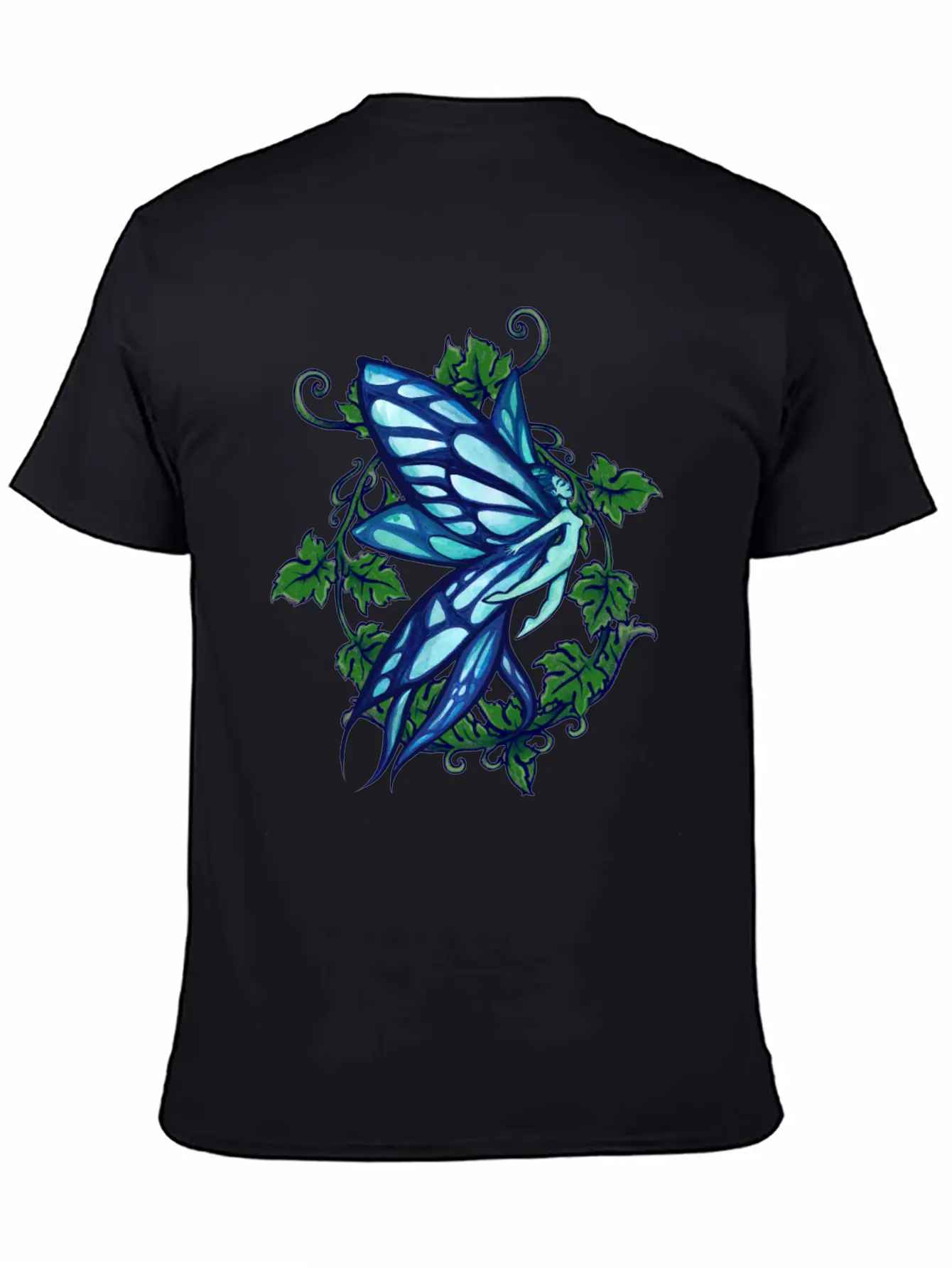 Blue Fairy Ivy Timeless Short Sleeve Tee – Comfy And Minimalist Design