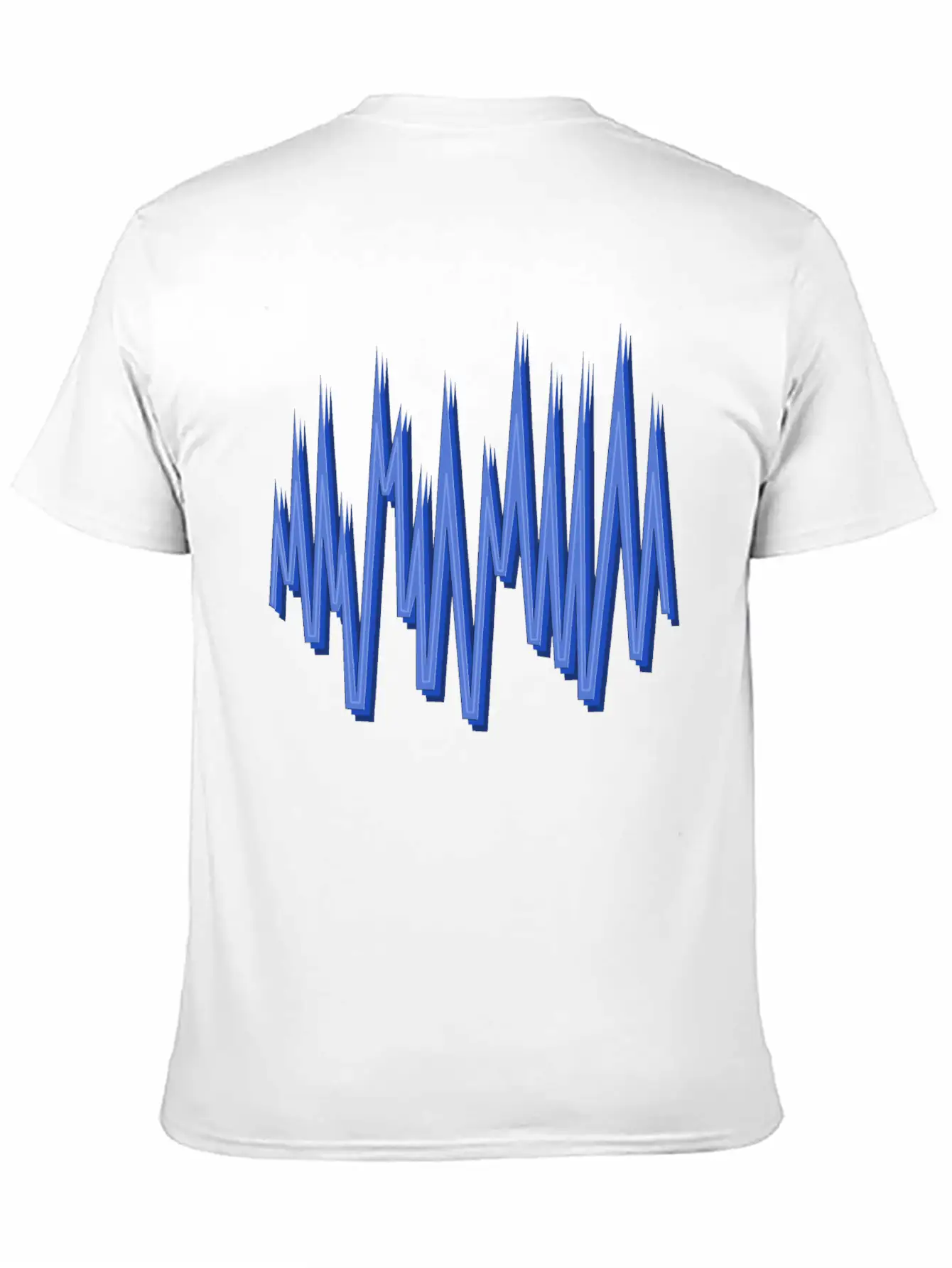 Blue M N Ms Unisex Short Sleeve Soft Cotton T-Shirt – Casual Everyday Wear